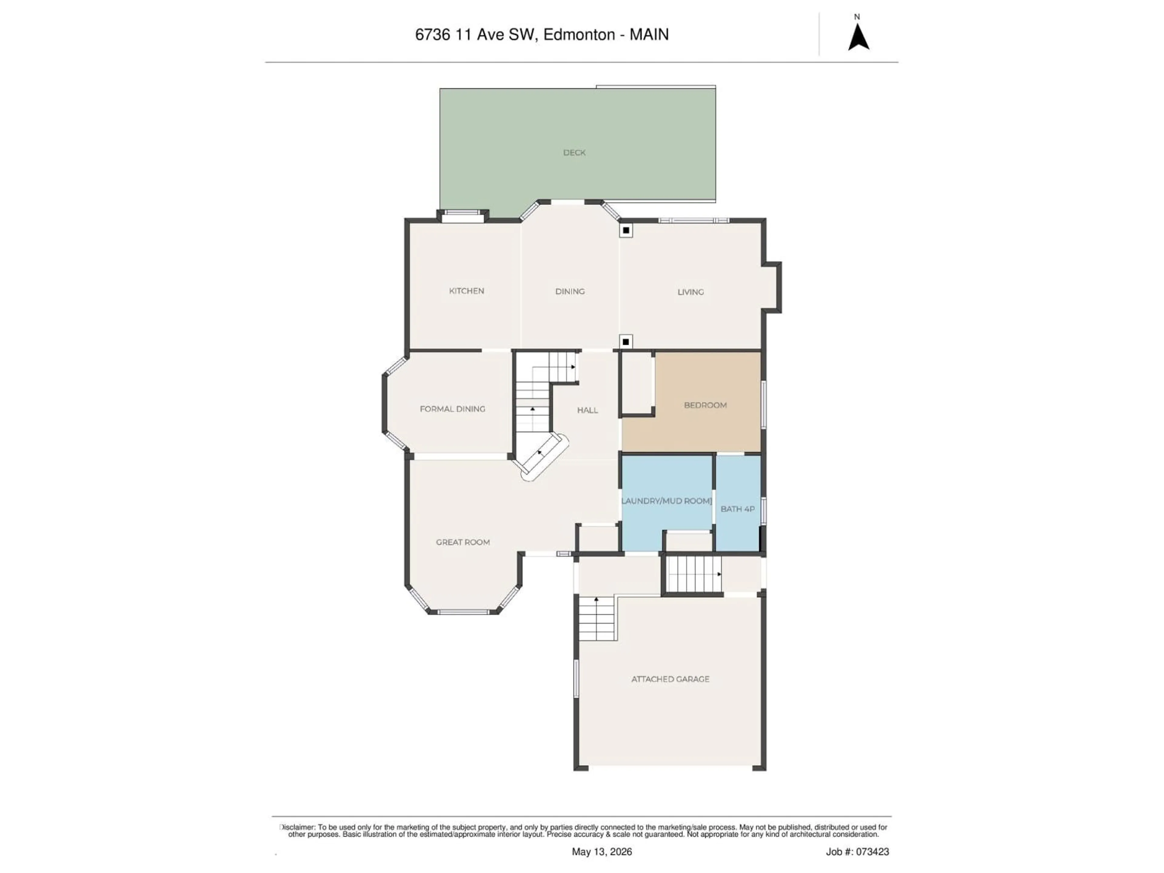 Unknown for SW - 6736 11 AV, Edmonton Alberta T6X1L1