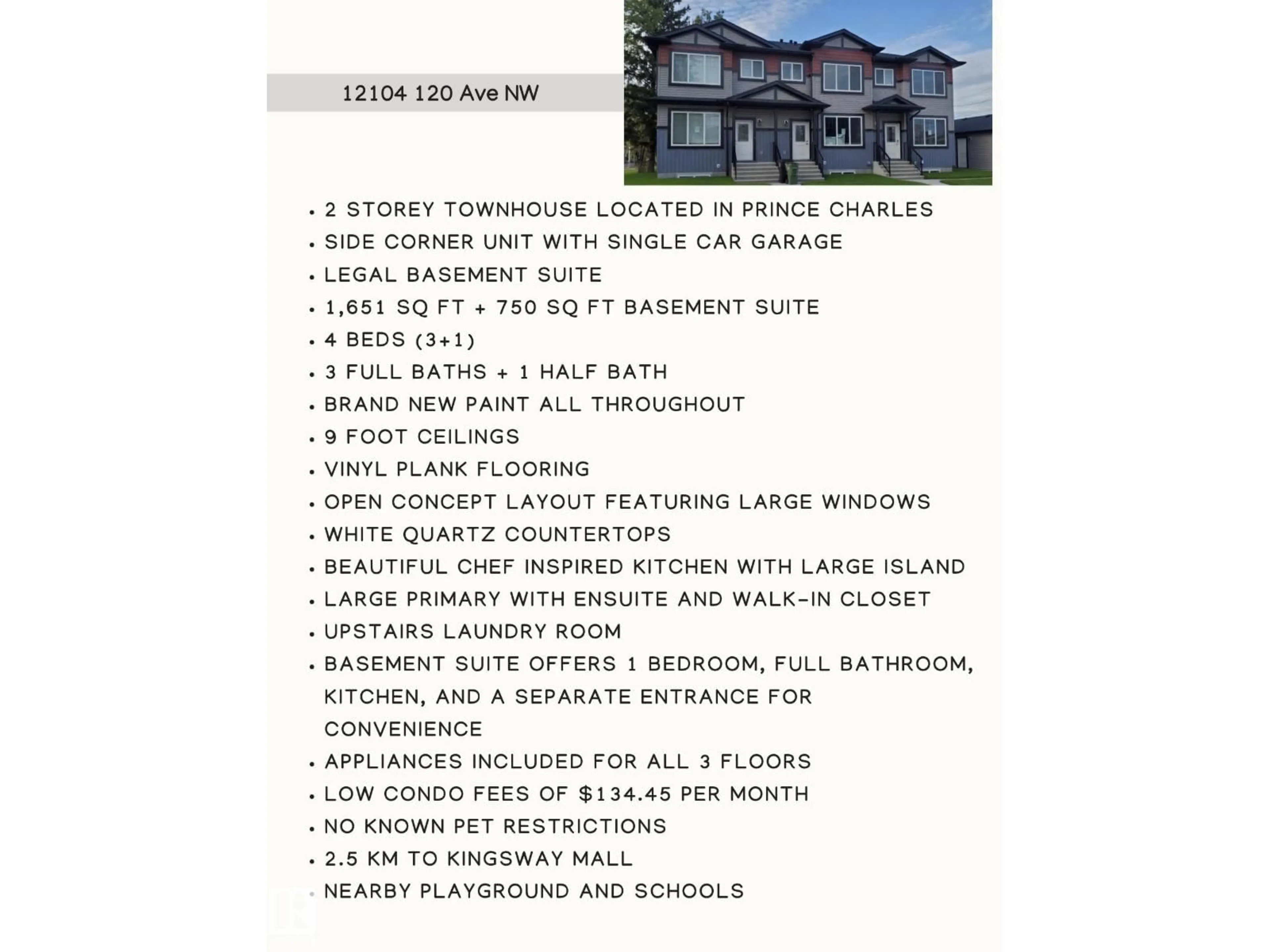 Unknown for NW - 12104 120 AV, Edmonton Alberta T5L3B8