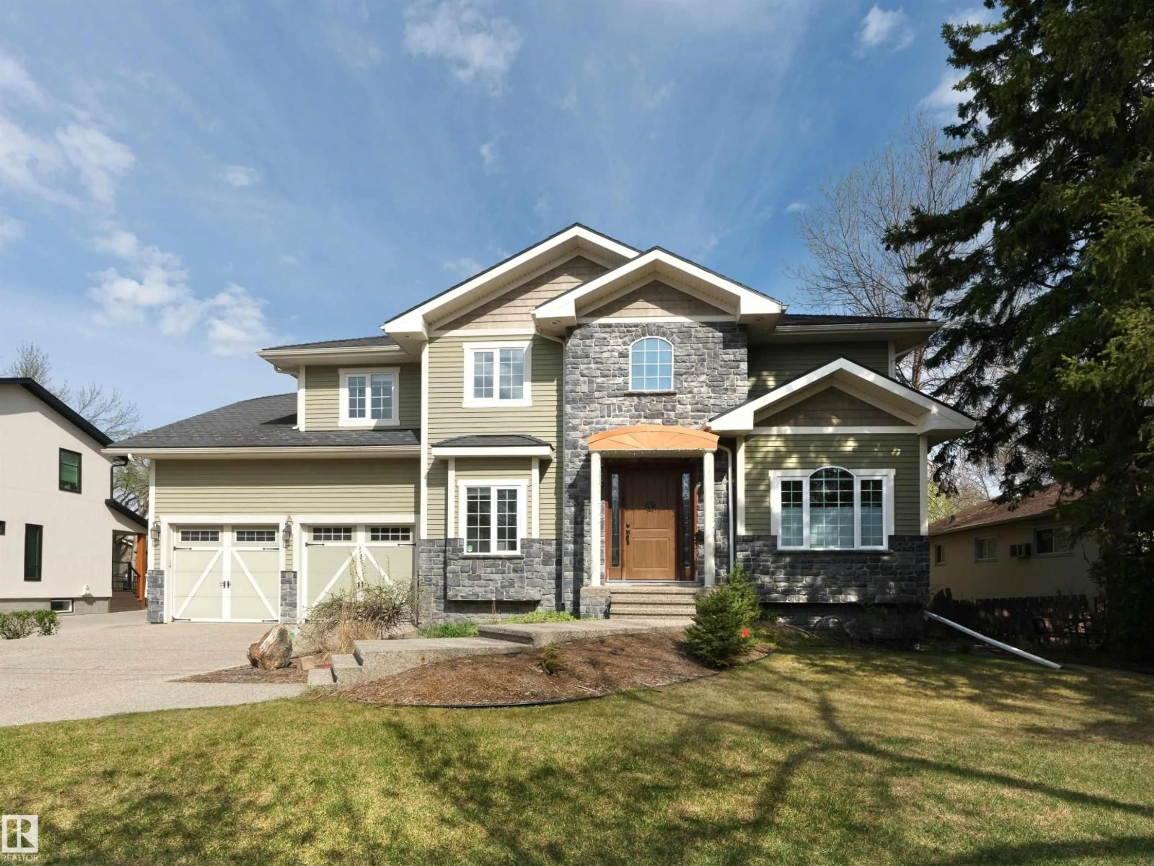 Home with brick exterior material, street for 5407 109 ST, Edmonton Alberta T6H3A7
