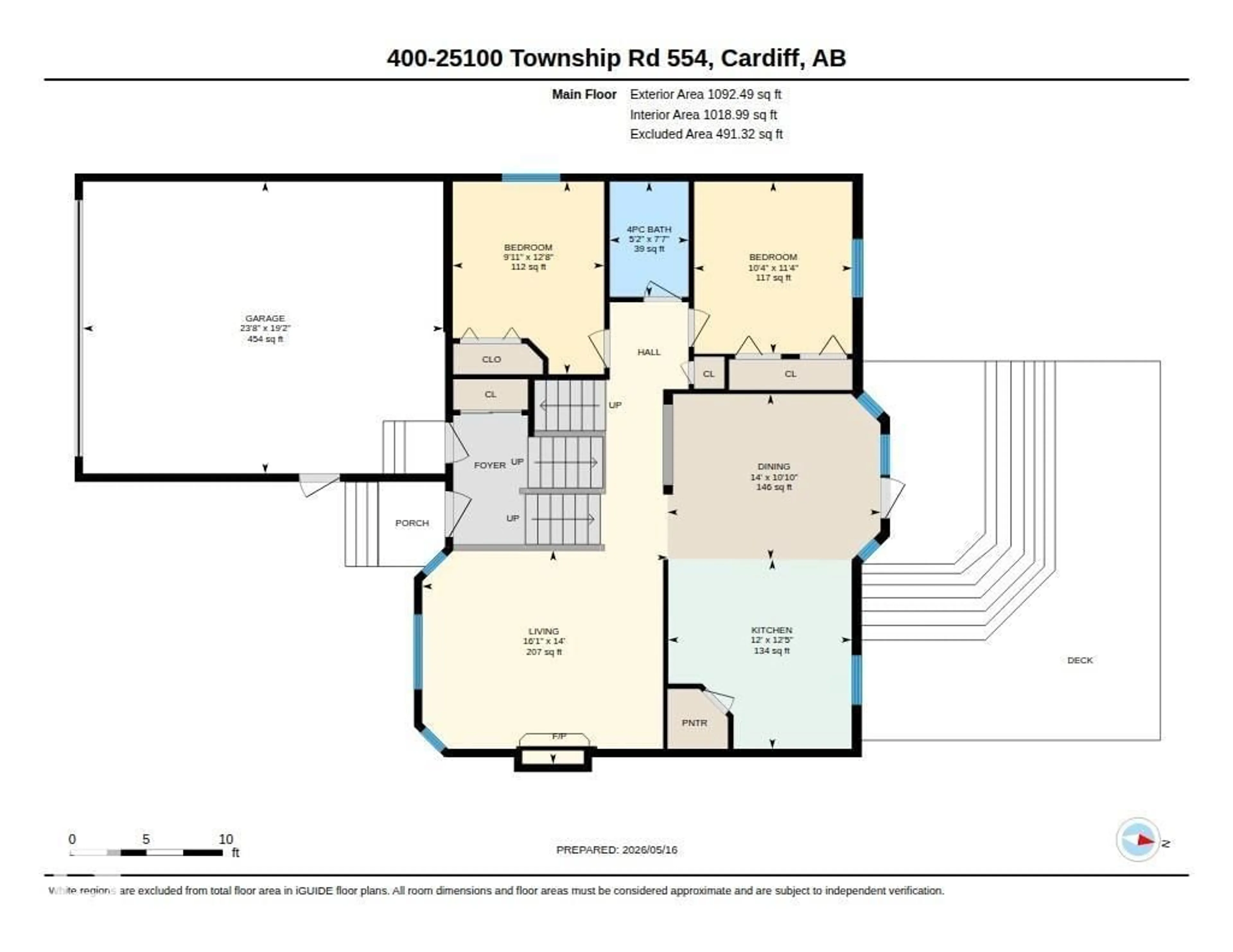 Floor plan for 25100 - 400 TWP ROAD 554, Cardiff Alberta T8R2G5
