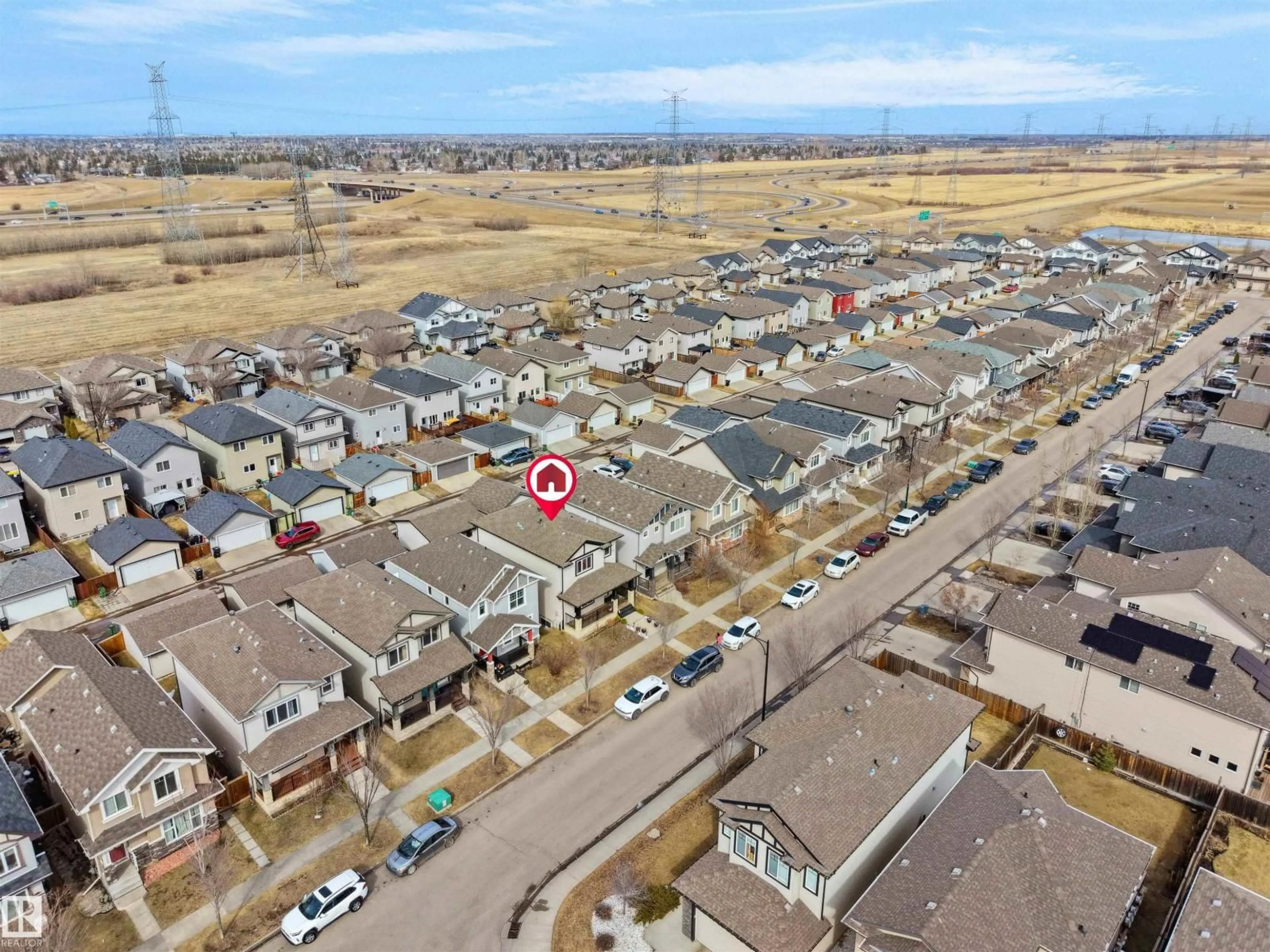 A pic from outside/outdoor area/front of a property/back of a property/a pic from drone, street for SW - 5192 1B AVE, Edmonton Alberta T6X0Z6