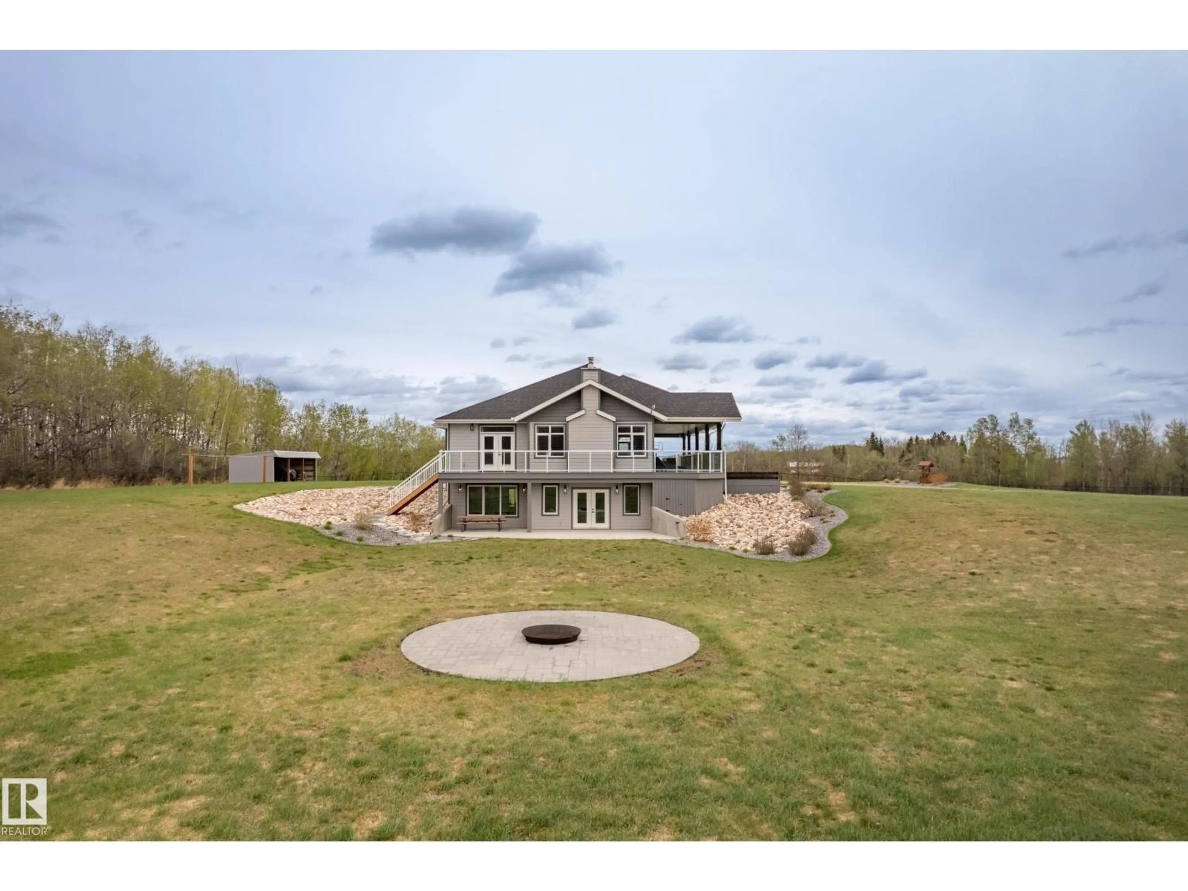 A pic from outside/outdoor area/front of a property/back of a property/a pic from drone, unknown for 52502 RGE ROAD 22 A, Rural Parkland County Alberta T7Y3C5