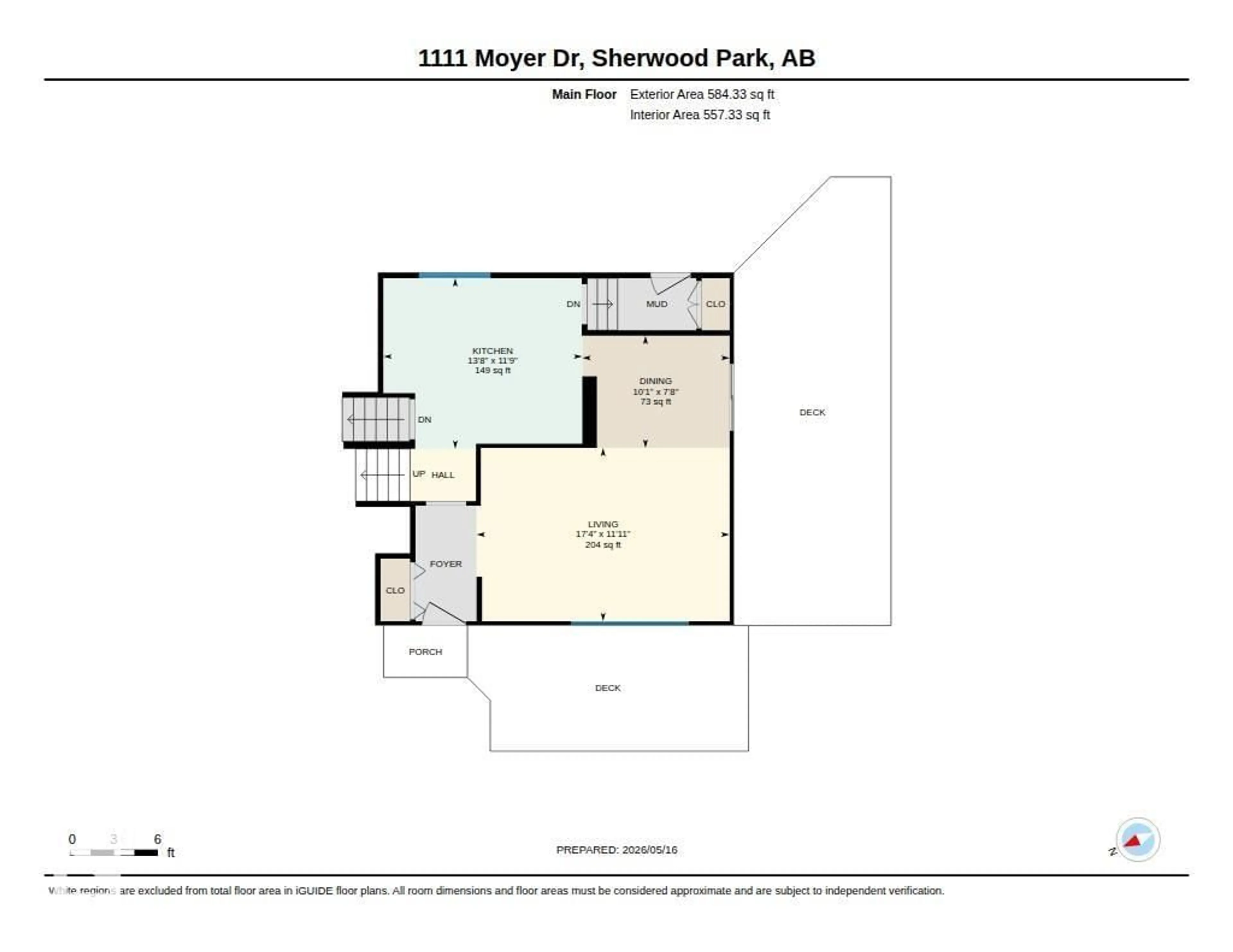 Floor plan for 1111 MOYER DR, Sherwood Park Alberta T8A1E8
