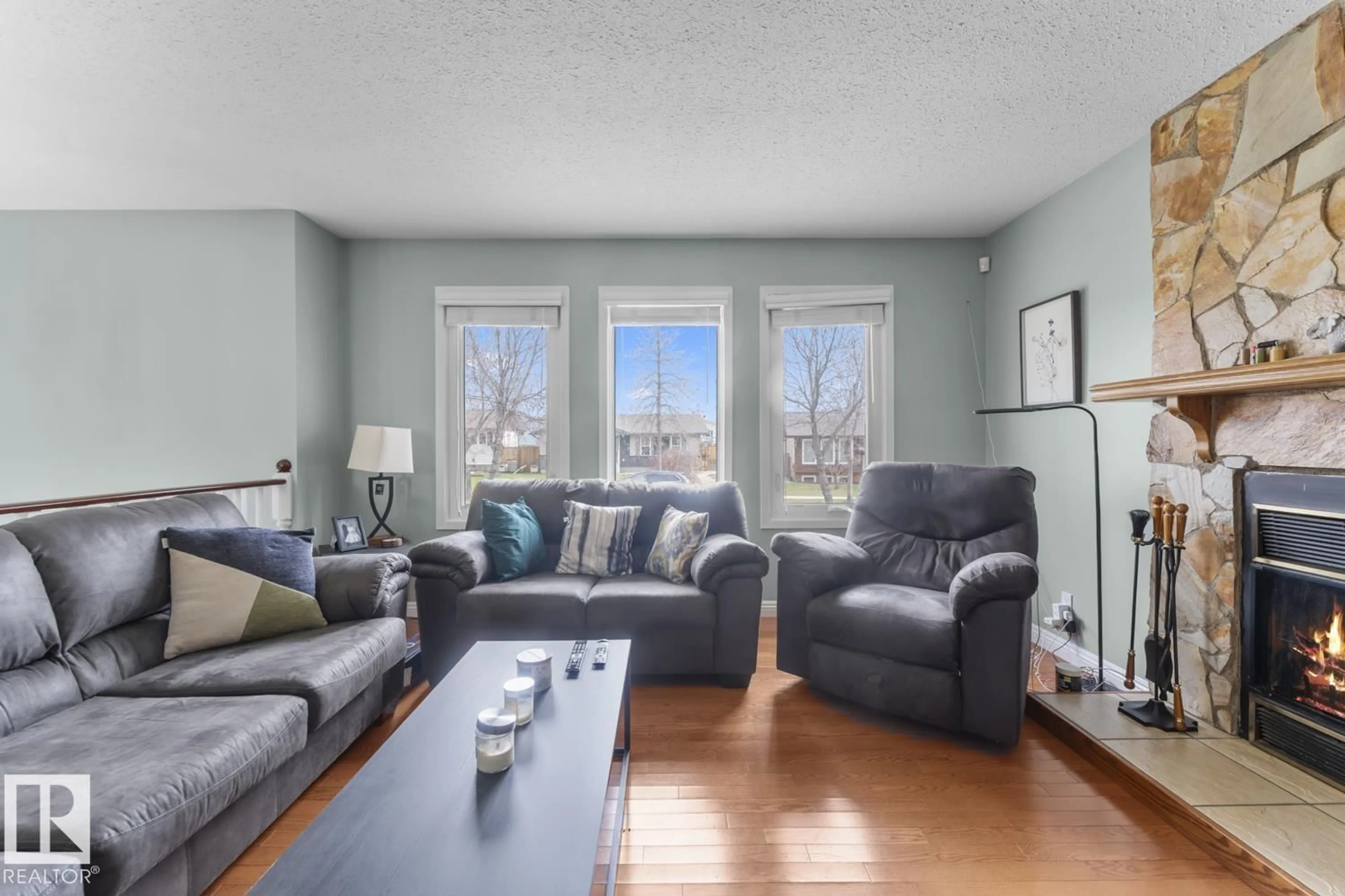 Living room with furniture, unknown for 4104 43 ST, Bonnyville Town Alberta T9N1R6