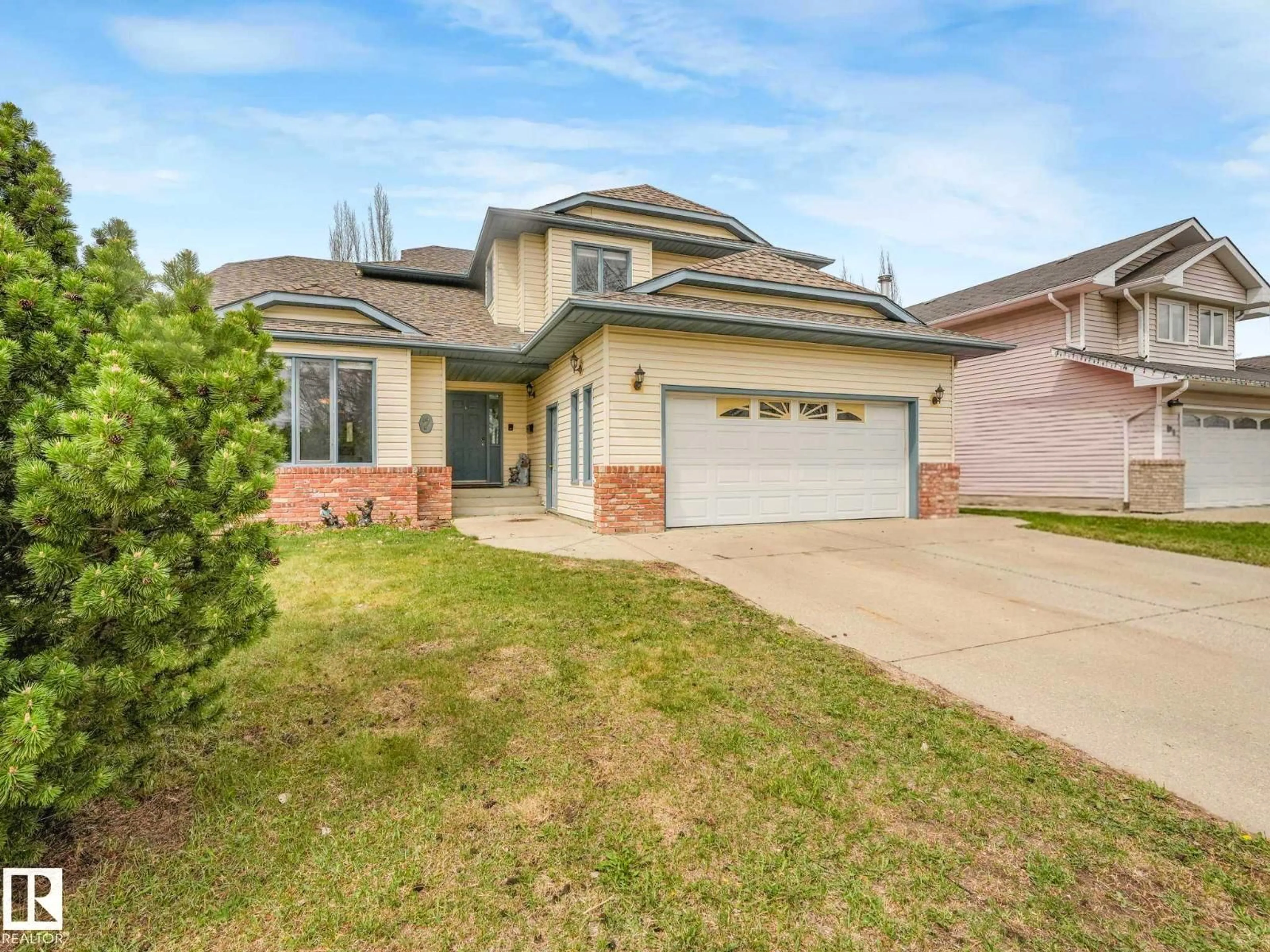 Home with brick exterior material, street for 7 HAVEN, Devon Alberta T9G1J7