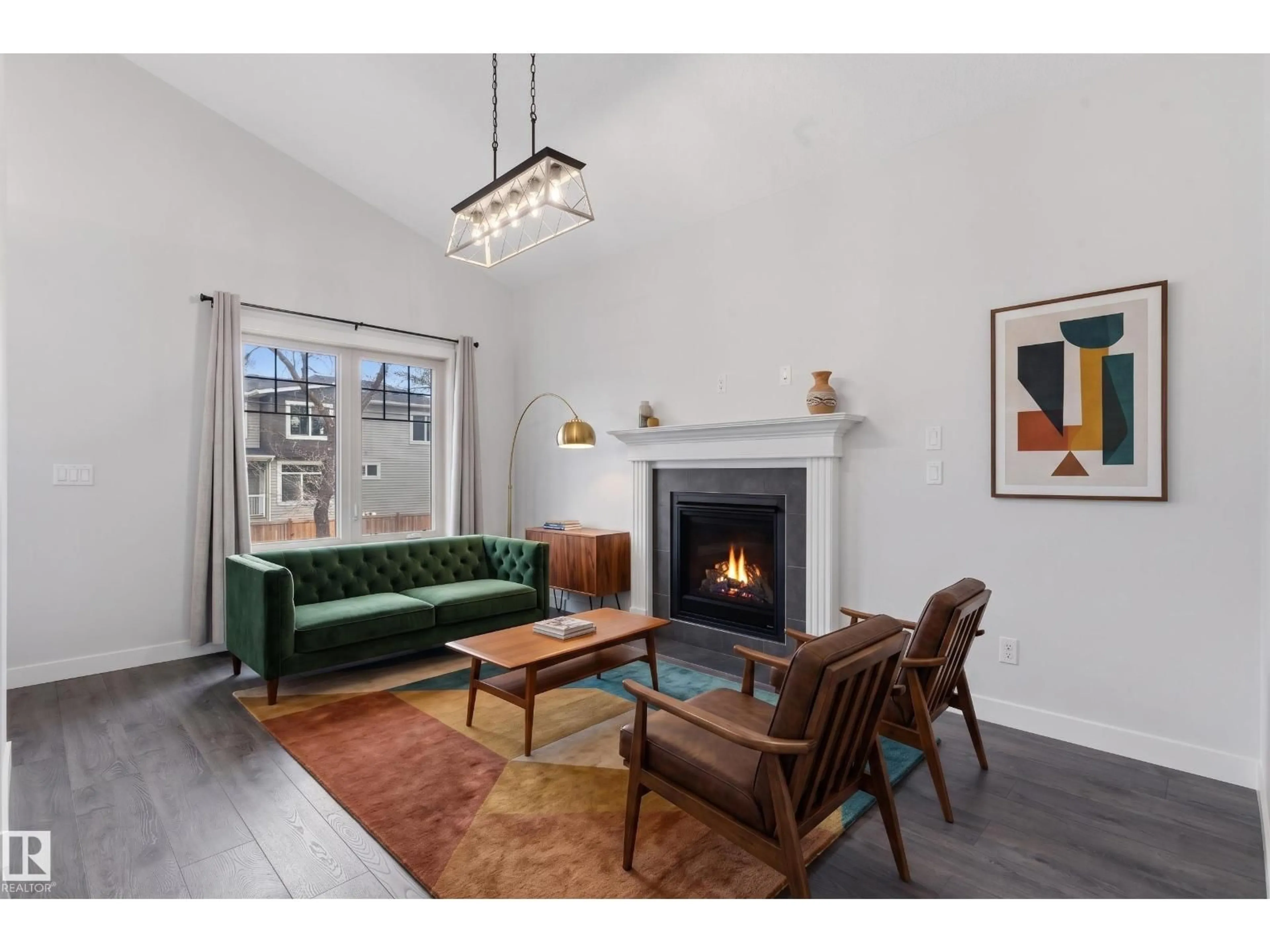 Living room with furniture, unknown for 9302 120 AV, Edmonton Alberta T5G0R6