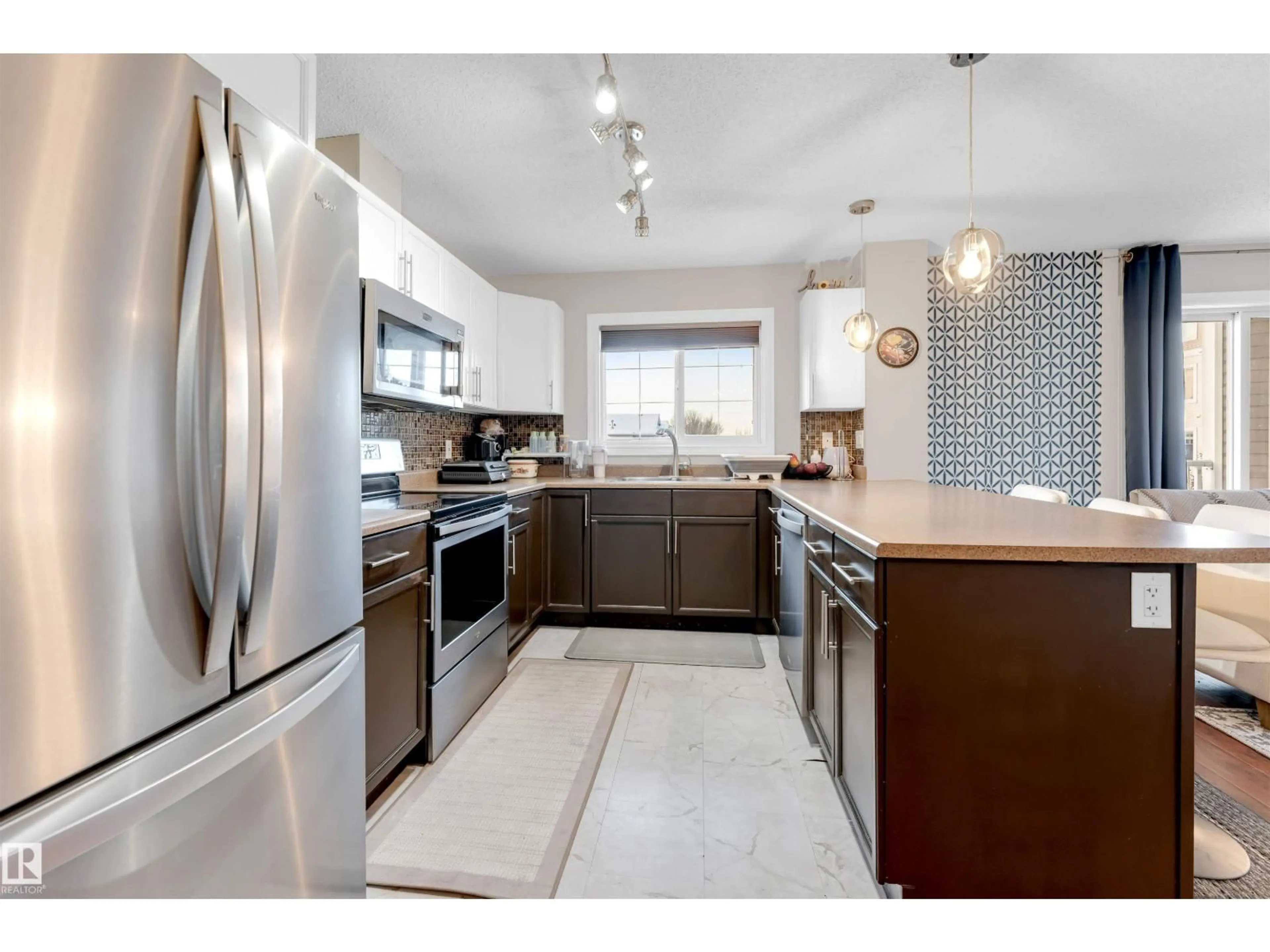 Open concept kitchen, unknown for #201 - 4403 23 ST, Edmonton Alberta T6T0E4