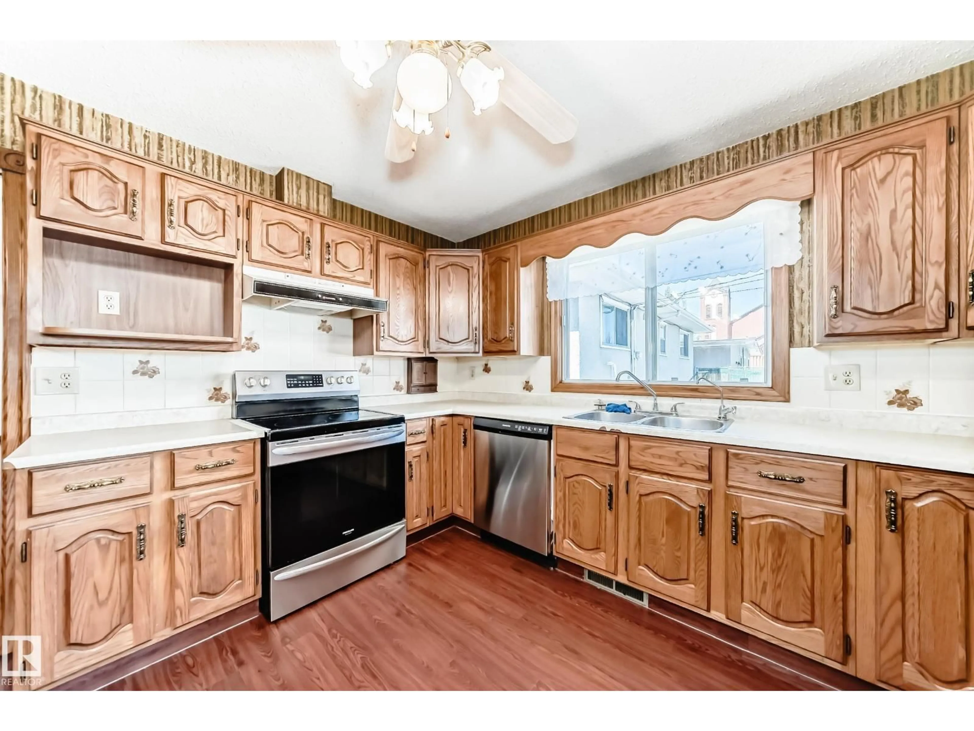 Open concept kitchen, unknown for NW - 12245 55 ST, Edmonton Alberta T5W3R5