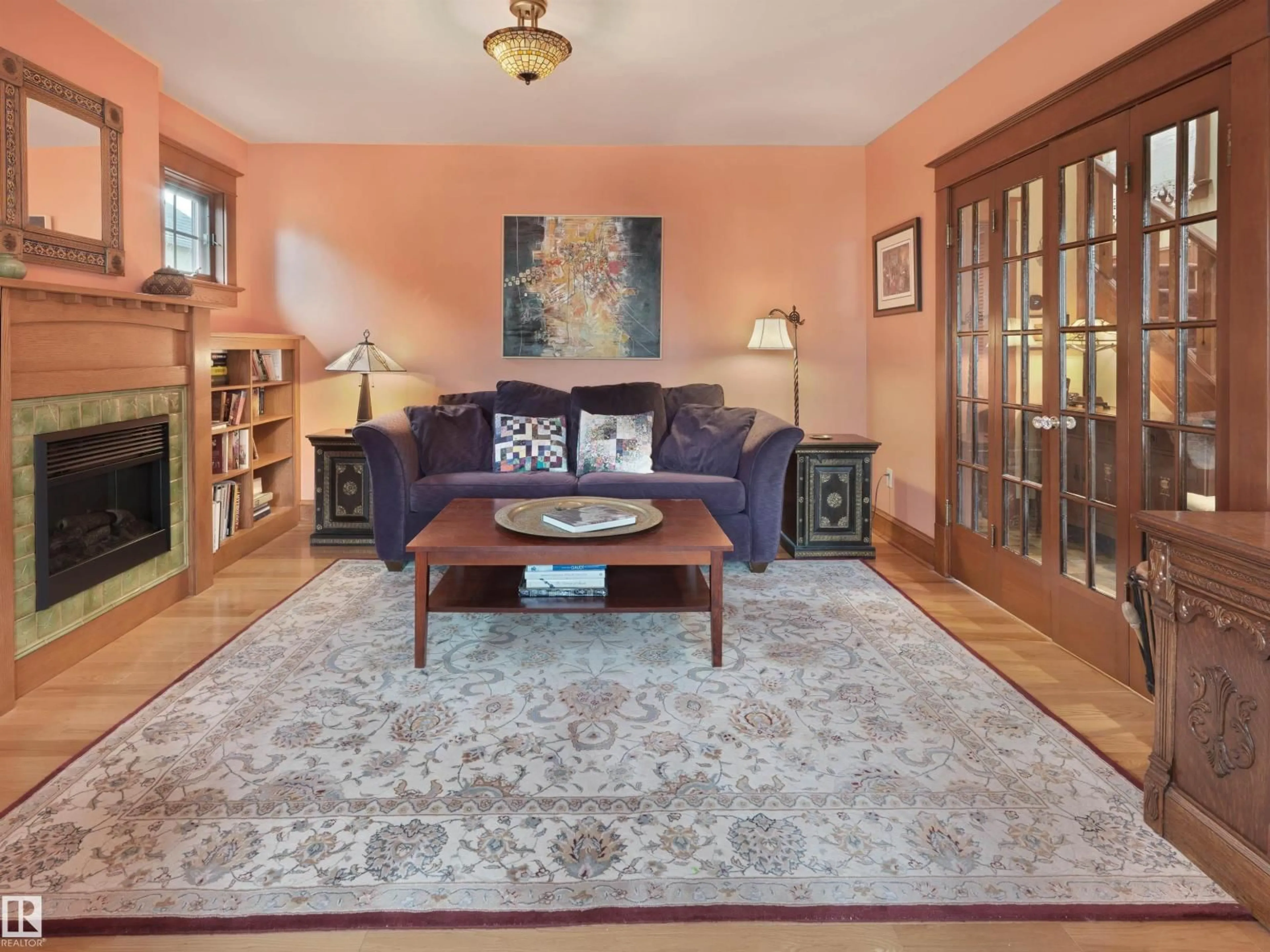 Living room with furniture, unknown for 9739 86 AV, Edmonton Alberta T6E2L3