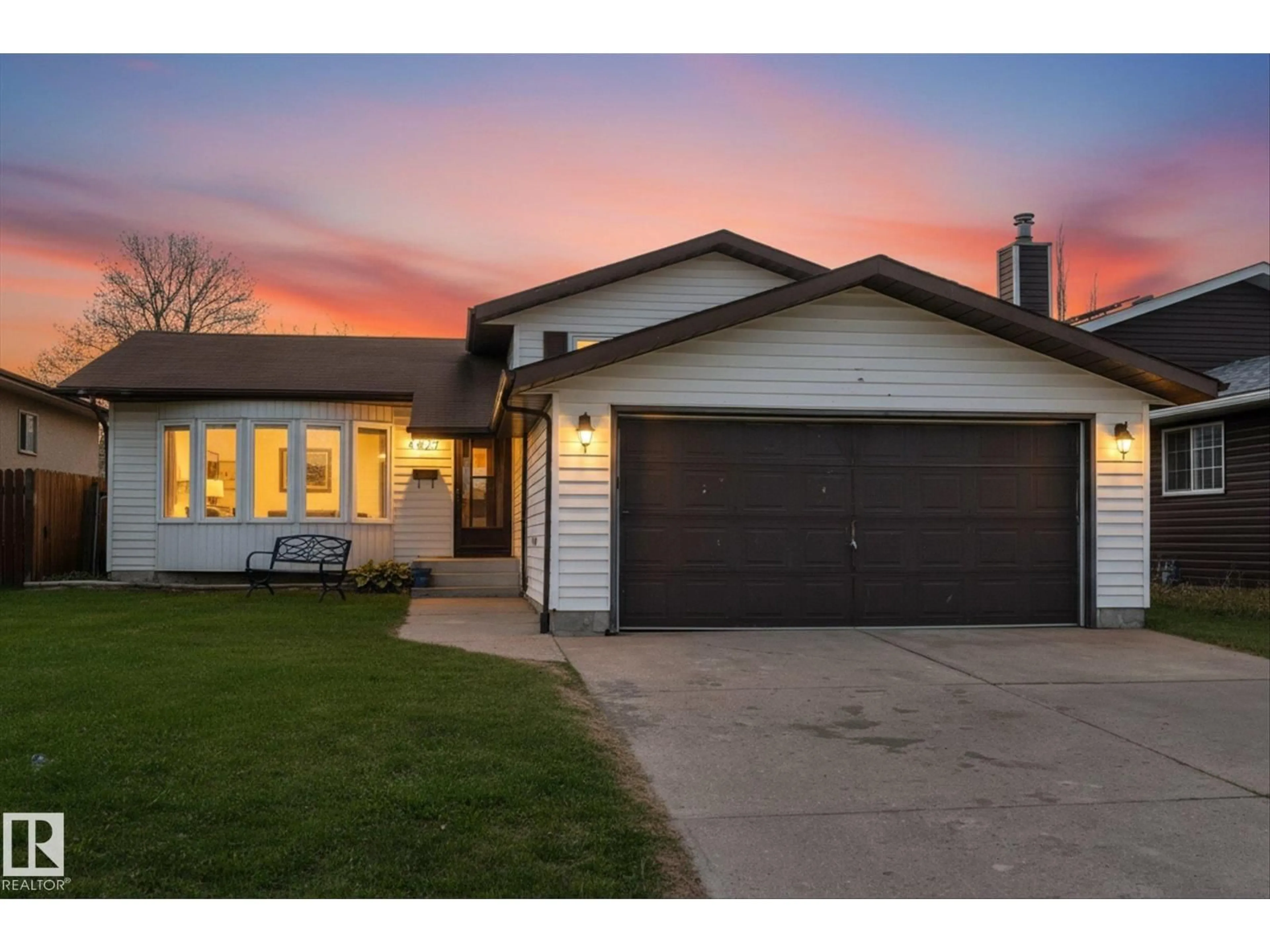 Home with vinyl exterior material, street for 4627 10A AV, Edmonton Alberta T6L4E4