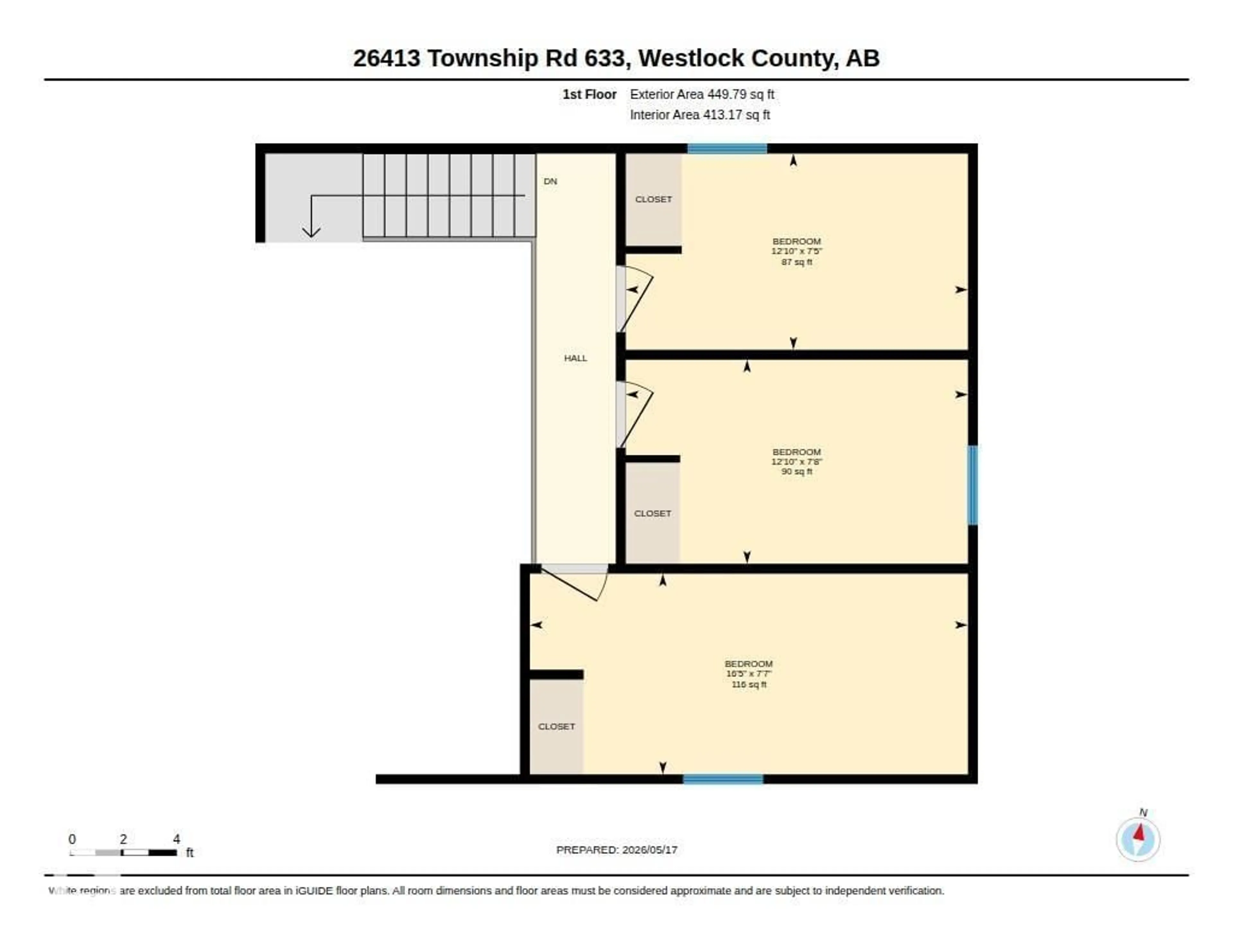 Floor plan for 26413 TWP RD 633, Rural Westlock County Alberta T0G1H0