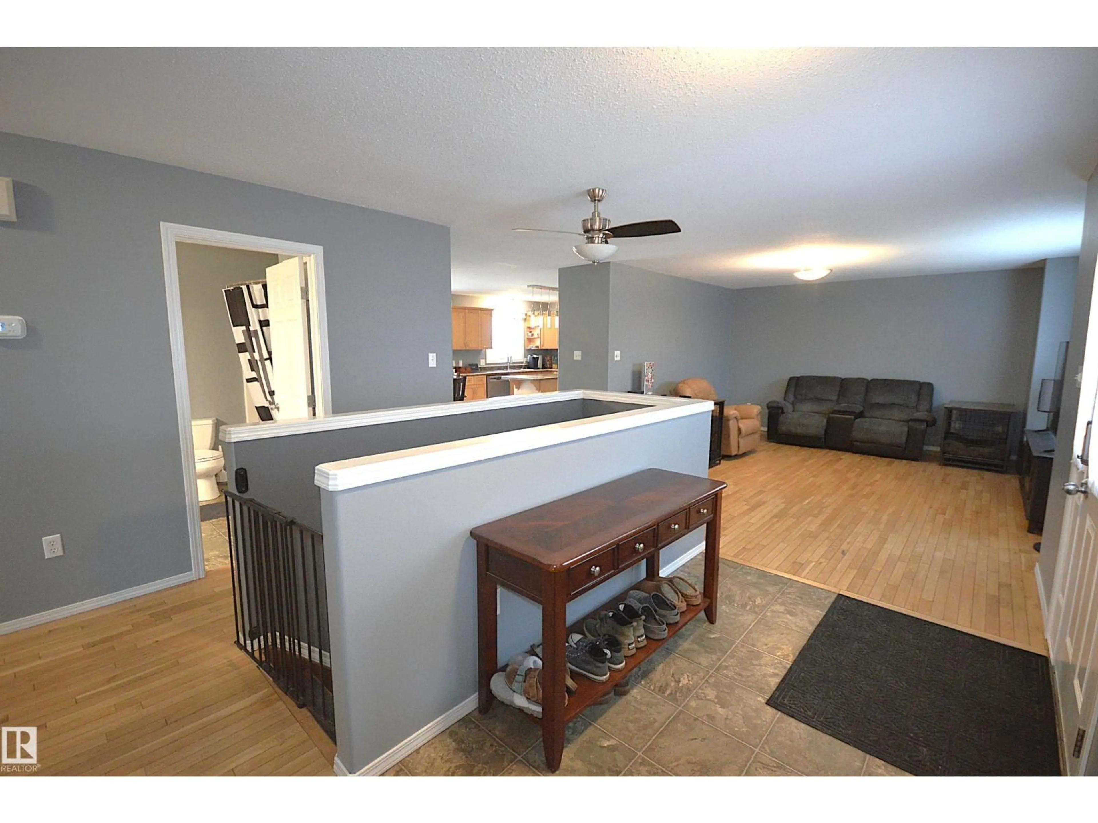 Open concept kitchen, wood/laminate floor for 5014 49 ST, Fort Kent Alberta T0H1H0