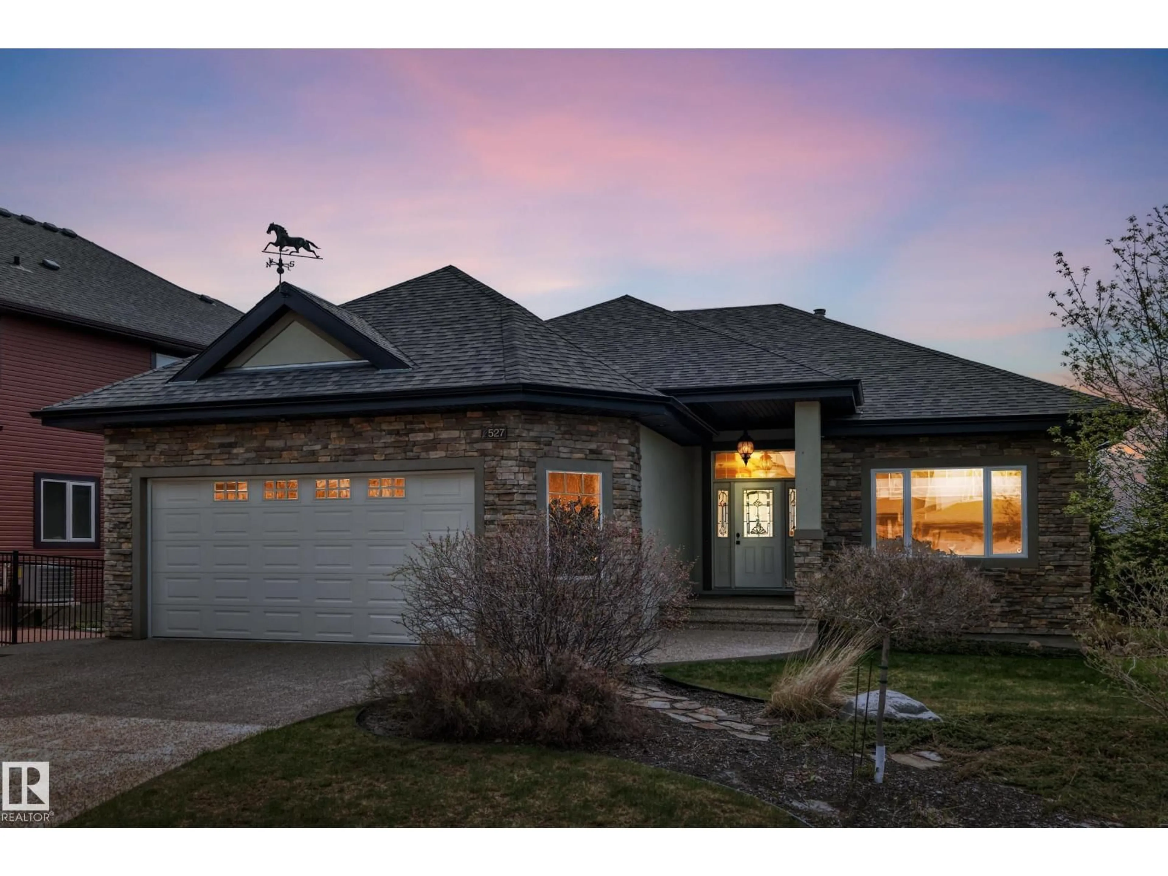 Home with brick exterior material, street for SW - 527 CALLAGHAN PT, Edmonton Alberta T6W0G4