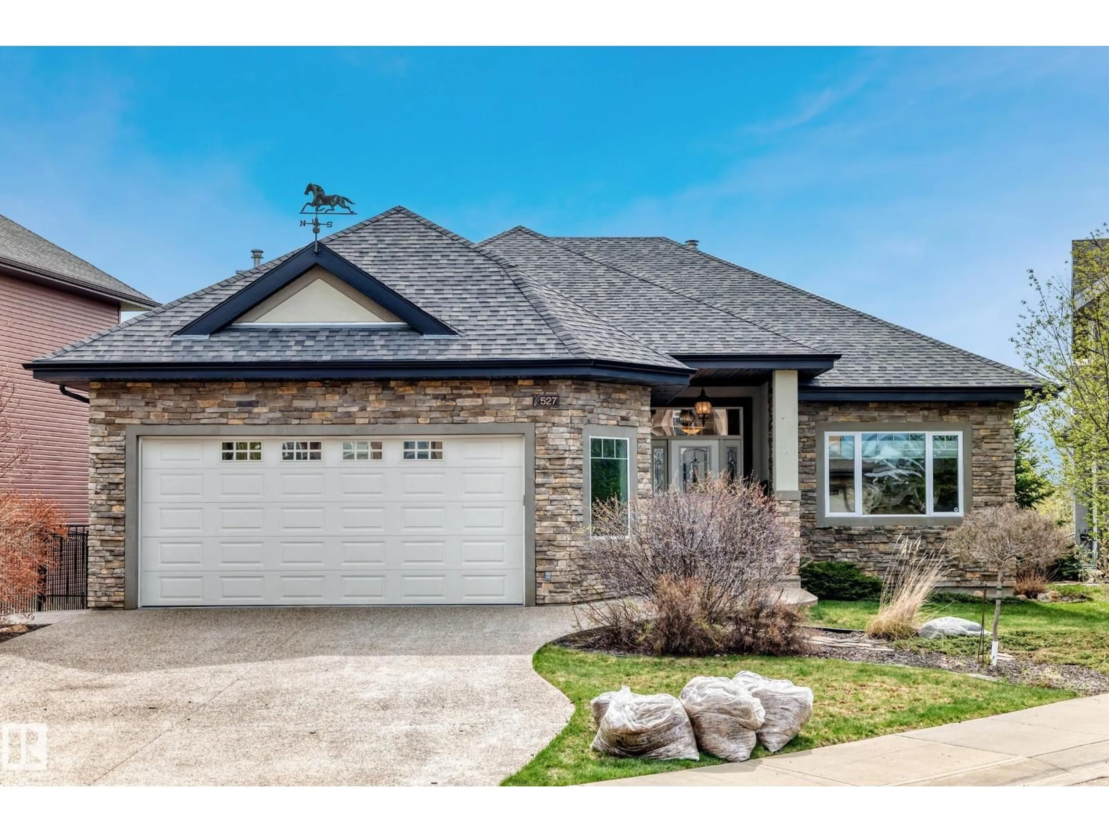 Home with brick exterior material, street for SW - 527 CALLAGHAN PT, Edmonton Alberta T6W0G4