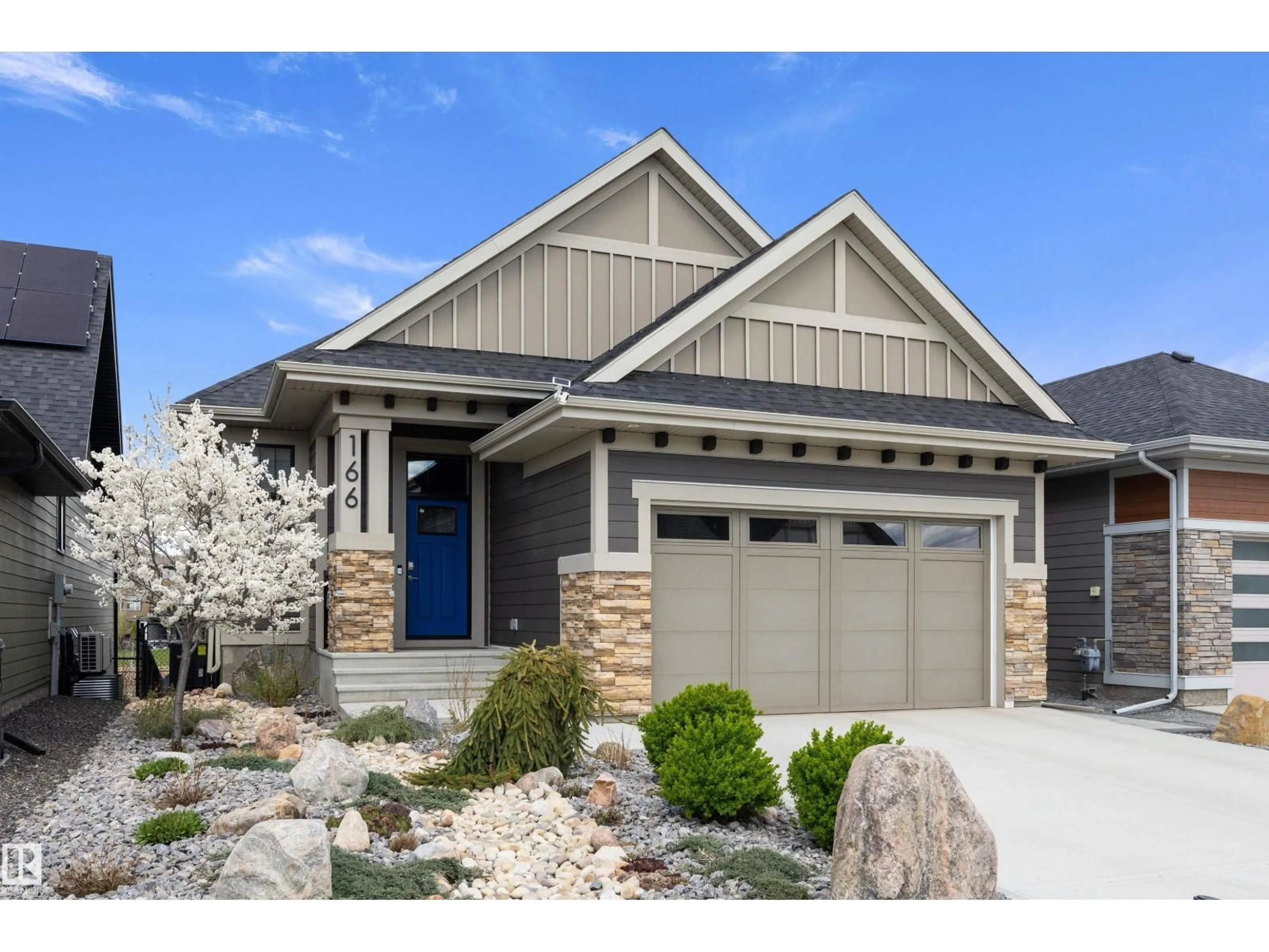 Home with brick exterior material, street for 166 EDGEWATER CI, Leduc Alberta T9E1K5