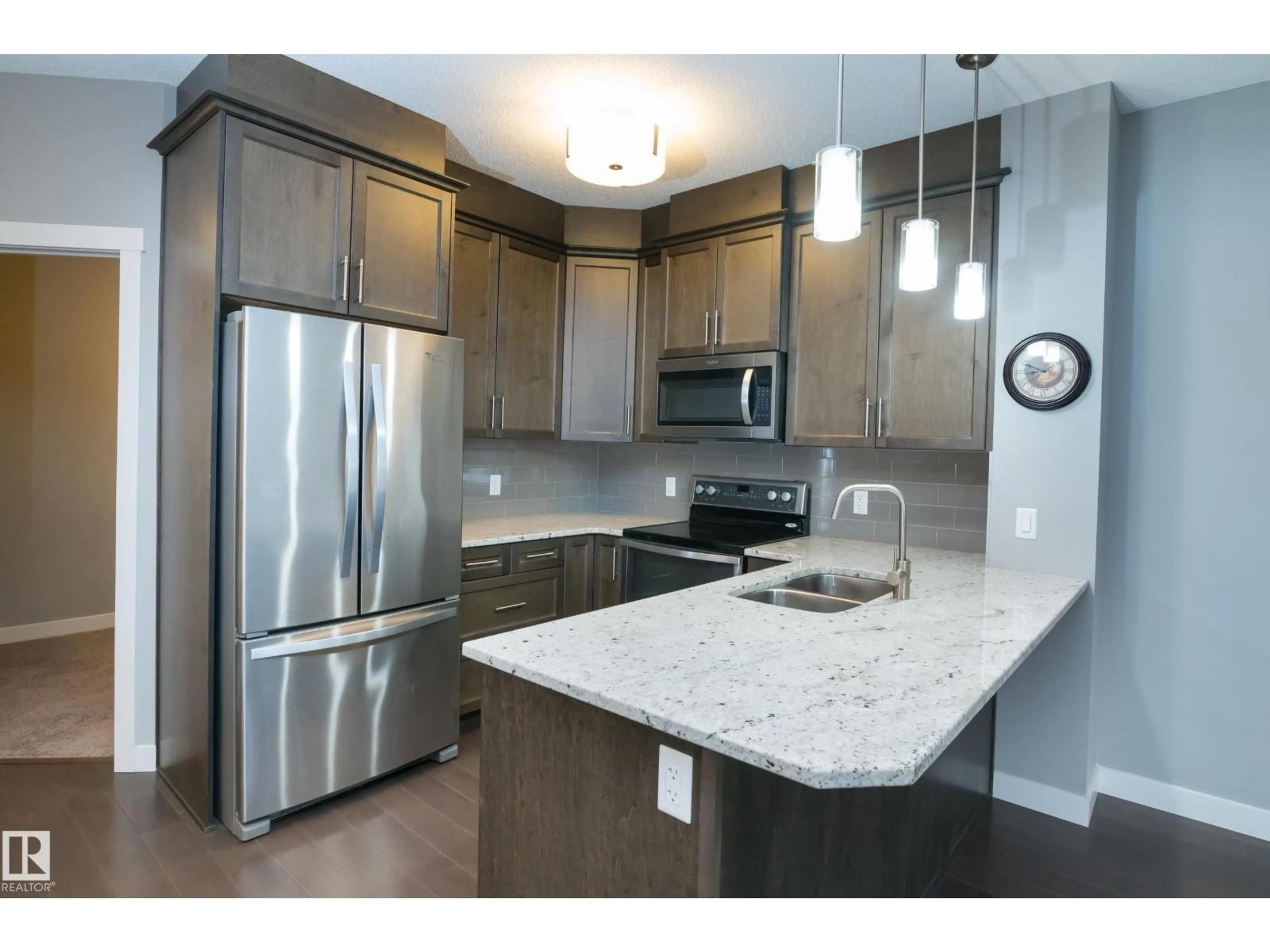 Open concept kitchen, unknown for #414 - 2207 44 AV, Edmonton Alberta T6T0T1