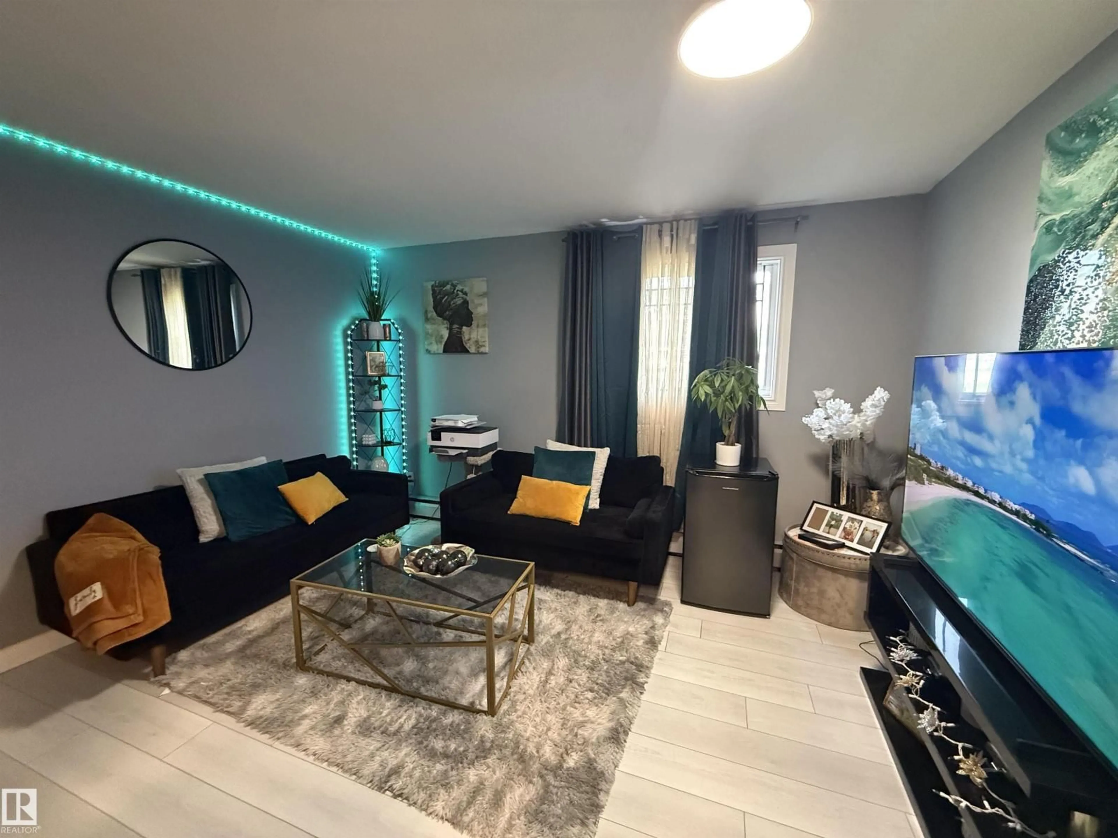 Living room with furniture, unknown for #102 - 12409 82 ST, Edmonton Alberta T5B2X5