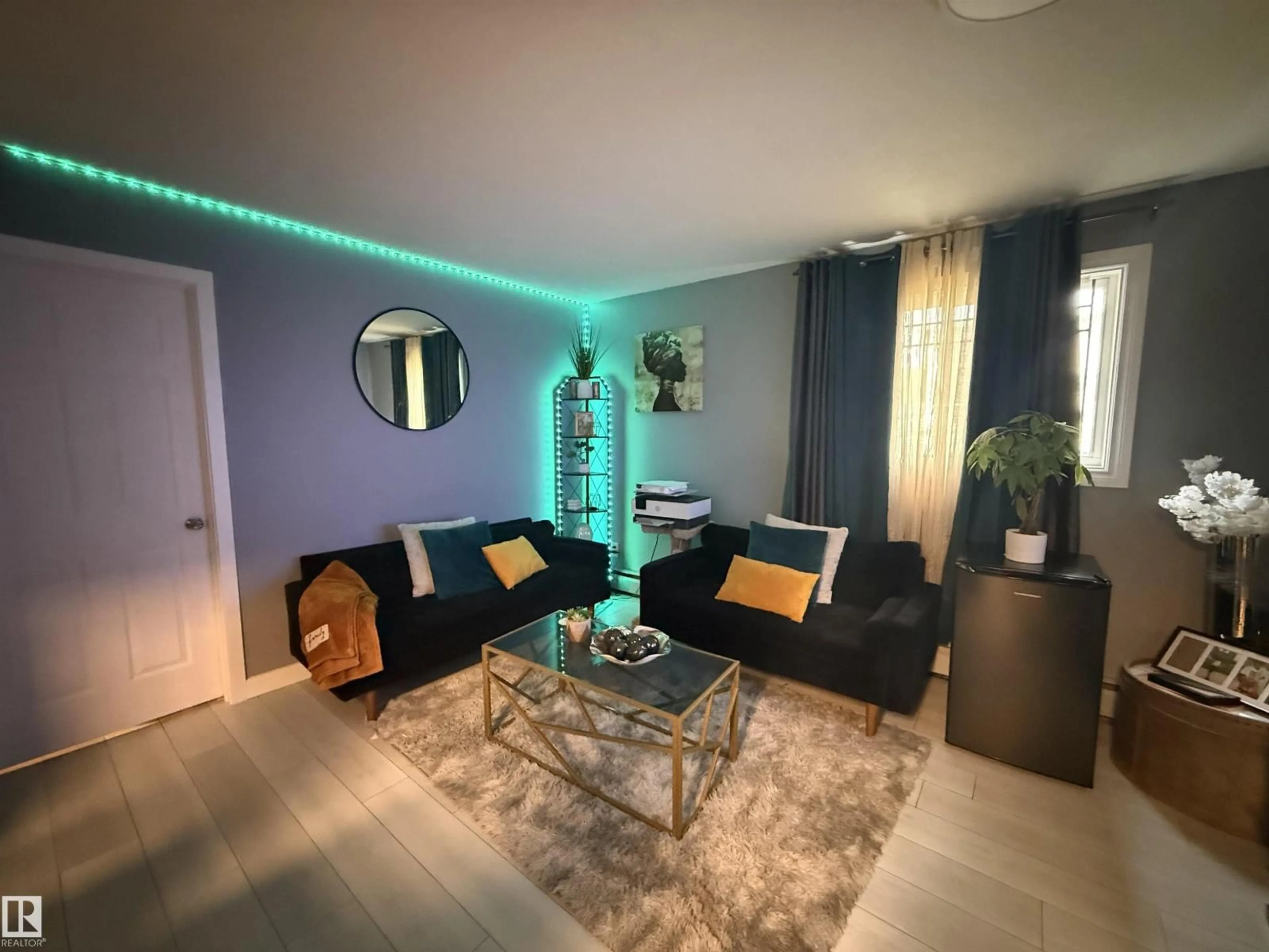Living room with furniture, unknown for #102 - 12409 82 ST, Edmonton Alberta T5B2X5