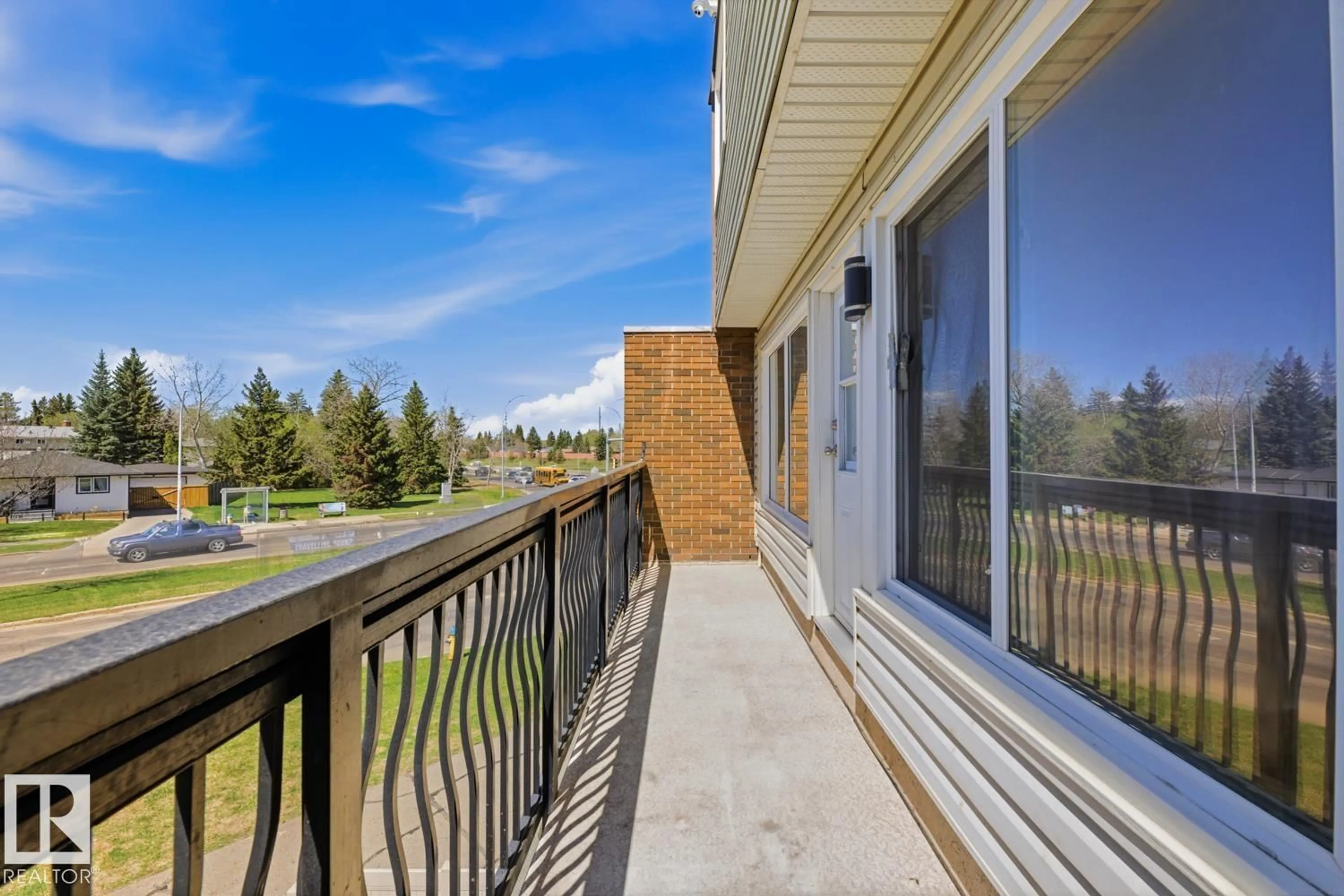 Patio, water/lake/river/ocean view for #212 - 7815 159 ST, Edmonton Alberta T5R2E1