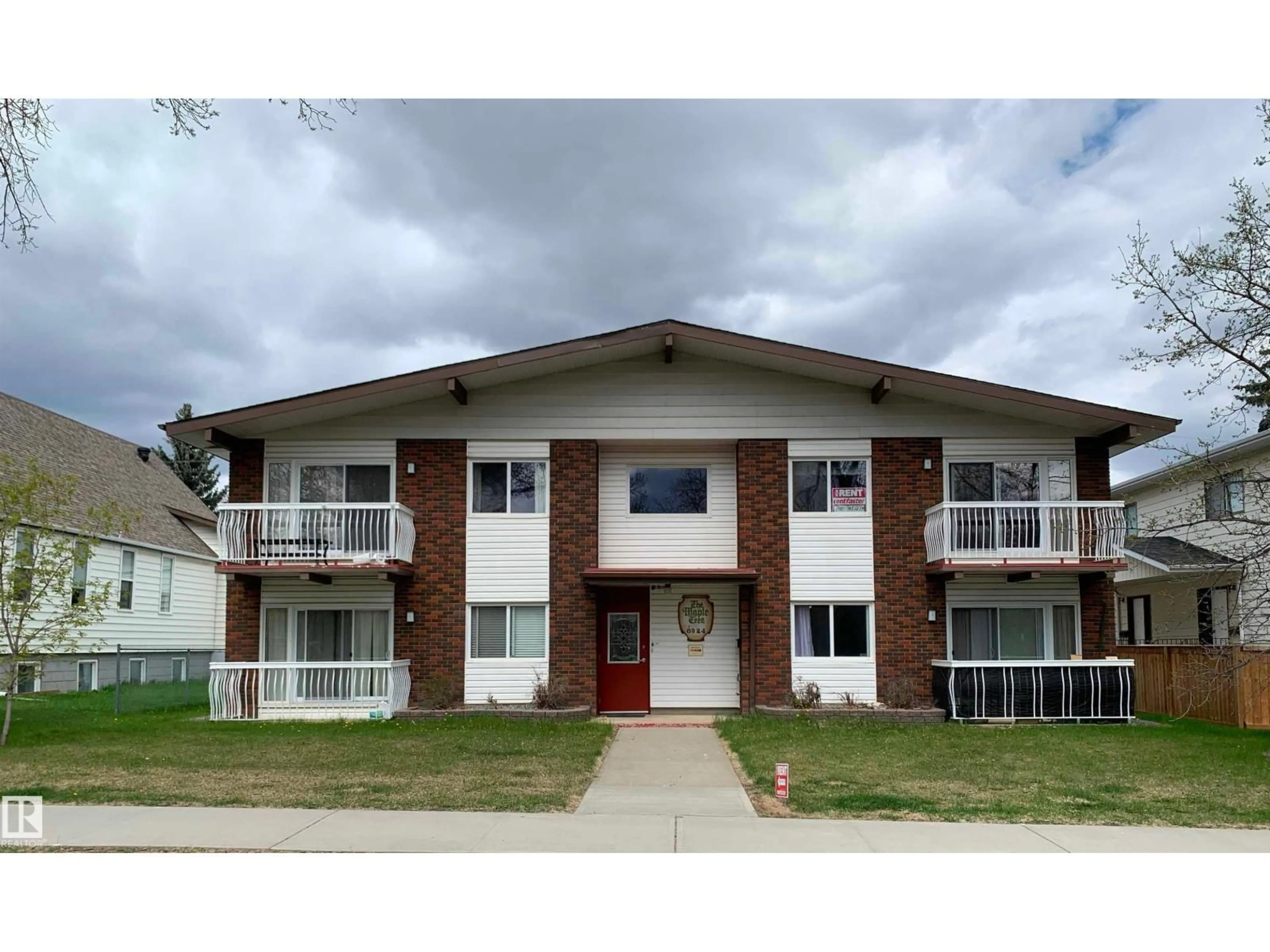 Home with brick exterior material, building for NW - 8924 85 AV, Edmonton Alberta T6C1H1