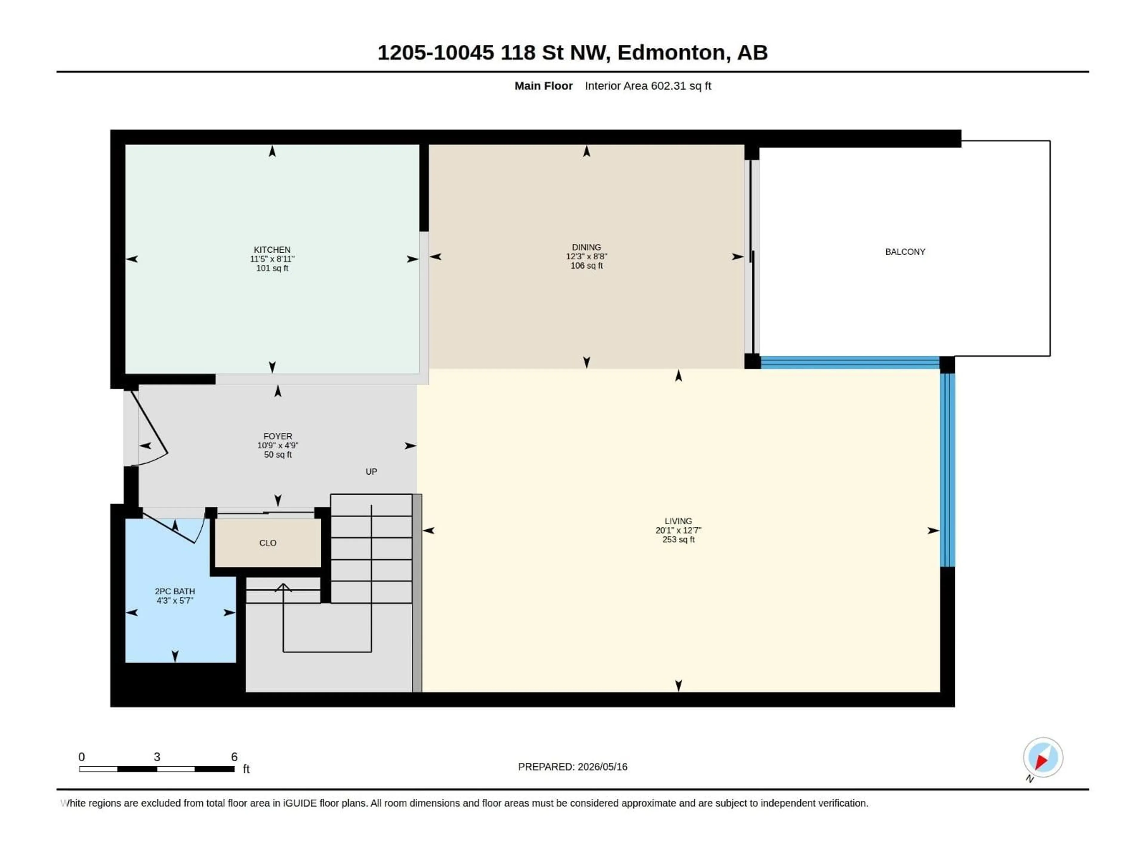 Floor plan for 1205 118 ST, Edmonton Alberta T5K2K2