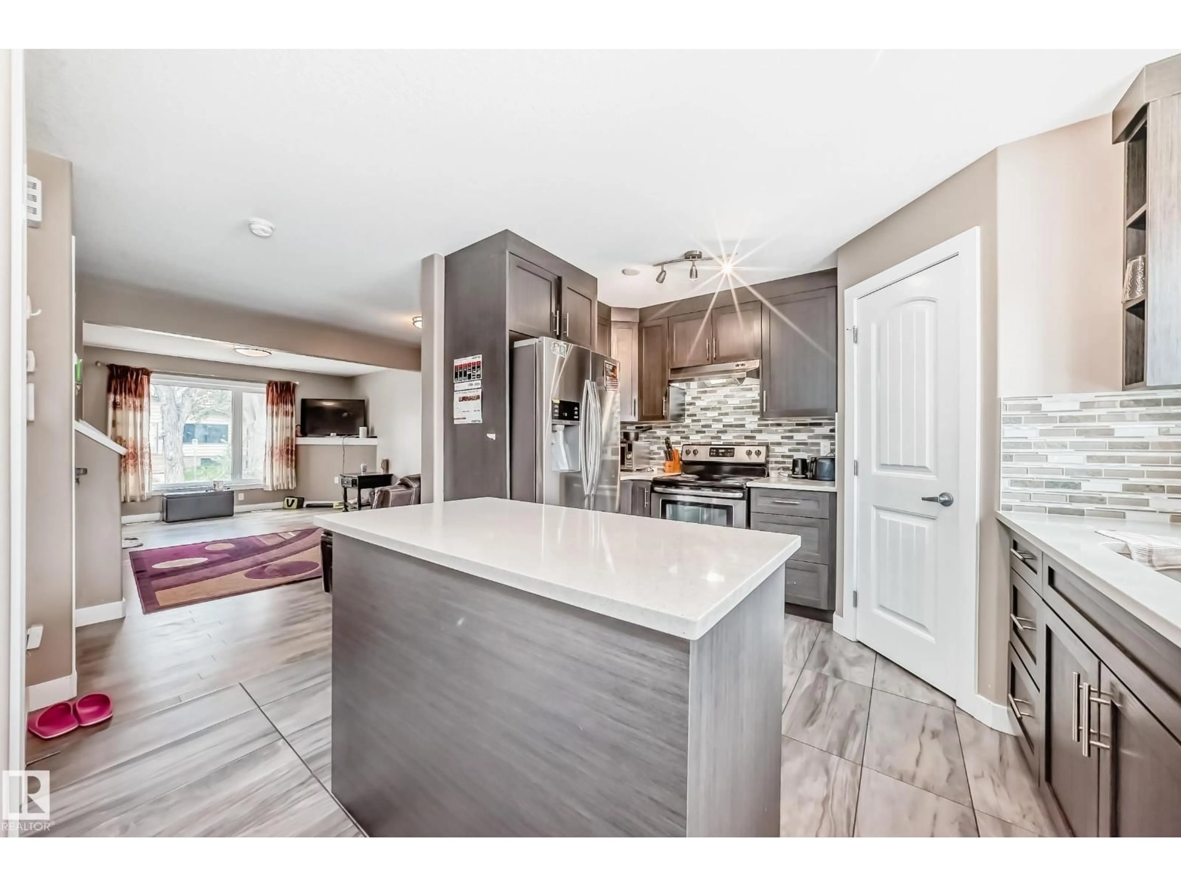 Open concept kitchen, unknown for NW - 12833 123 ST, Edmonton Alberta T5L0J4