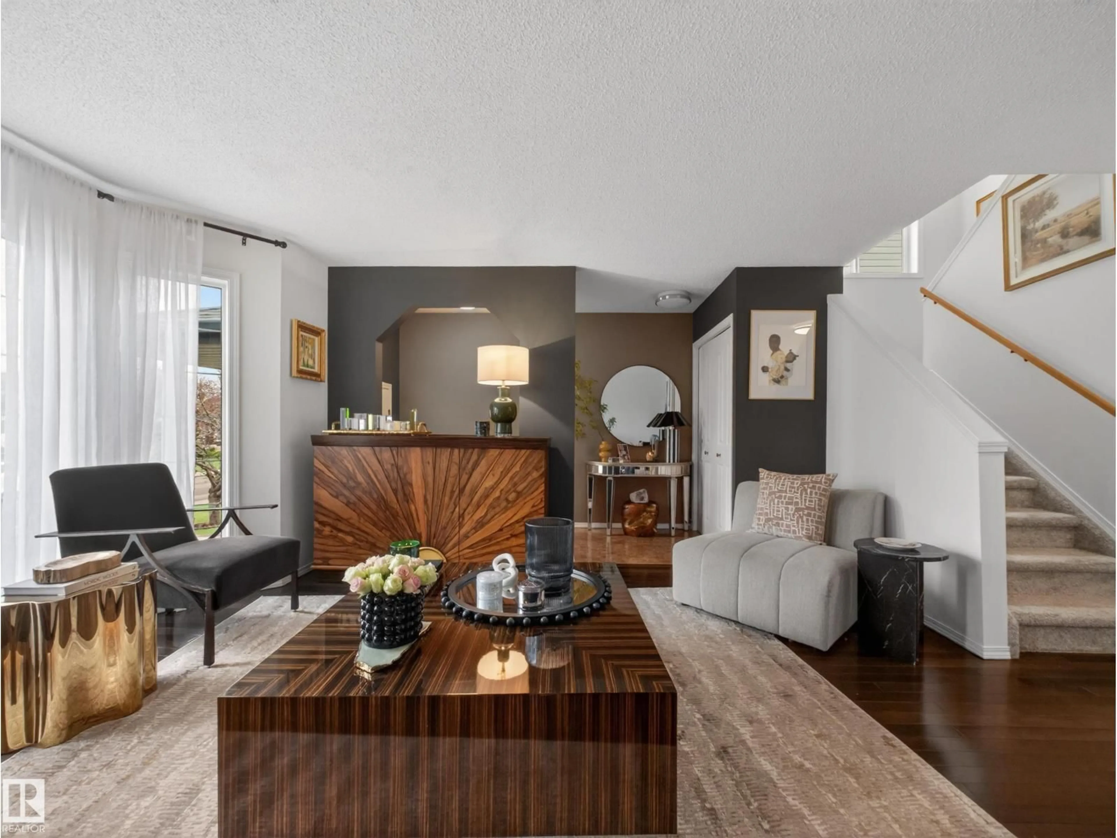 Living room with furniture, unknown for 7211 78 AVE, Edmonton Alberta T6B0B8