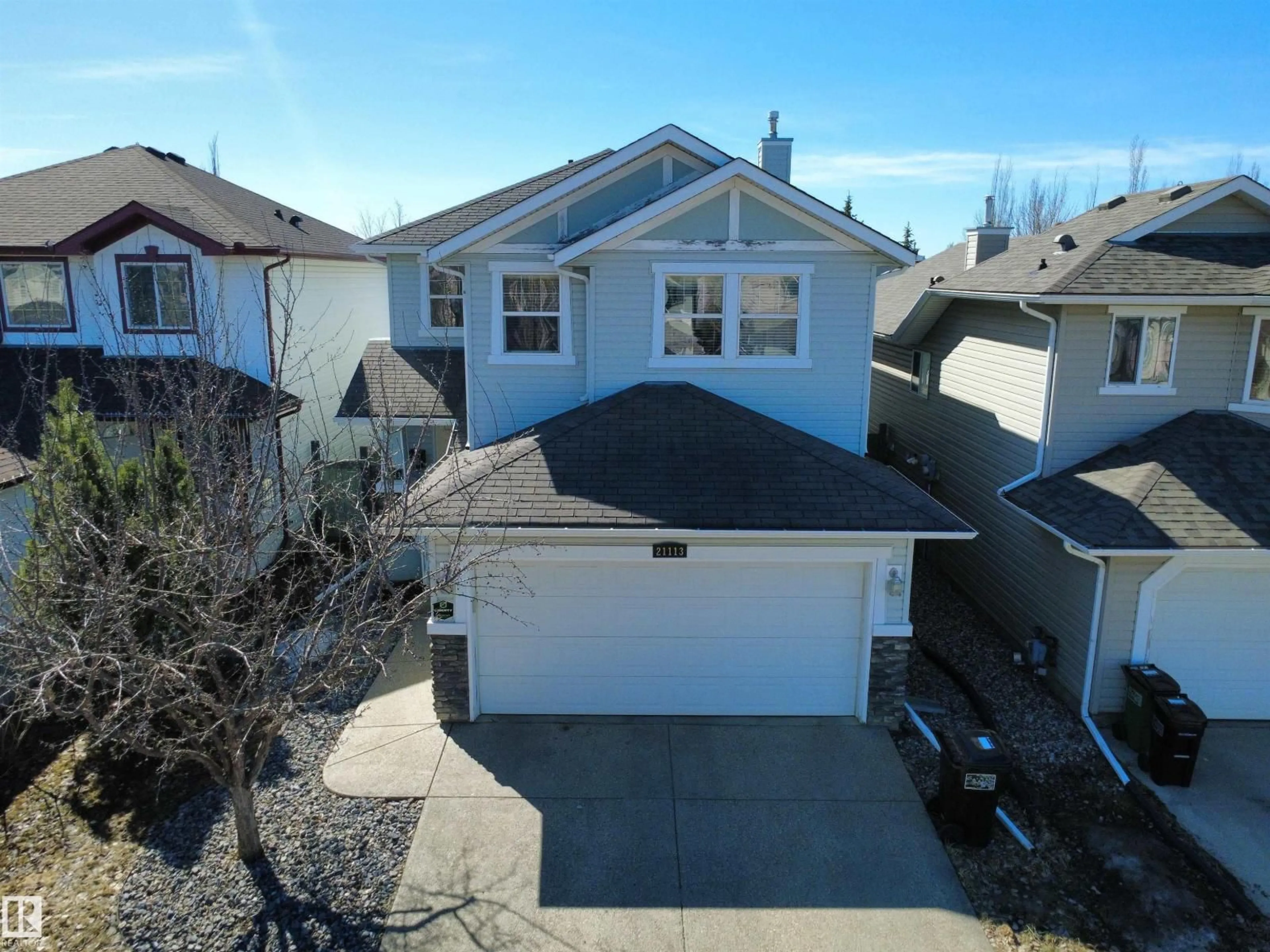 A pic from outside/outdoor area/front of a property/back of a property/a pic from drone, street for 21113 92A AV, Edmonton Alberta T5T6Z2