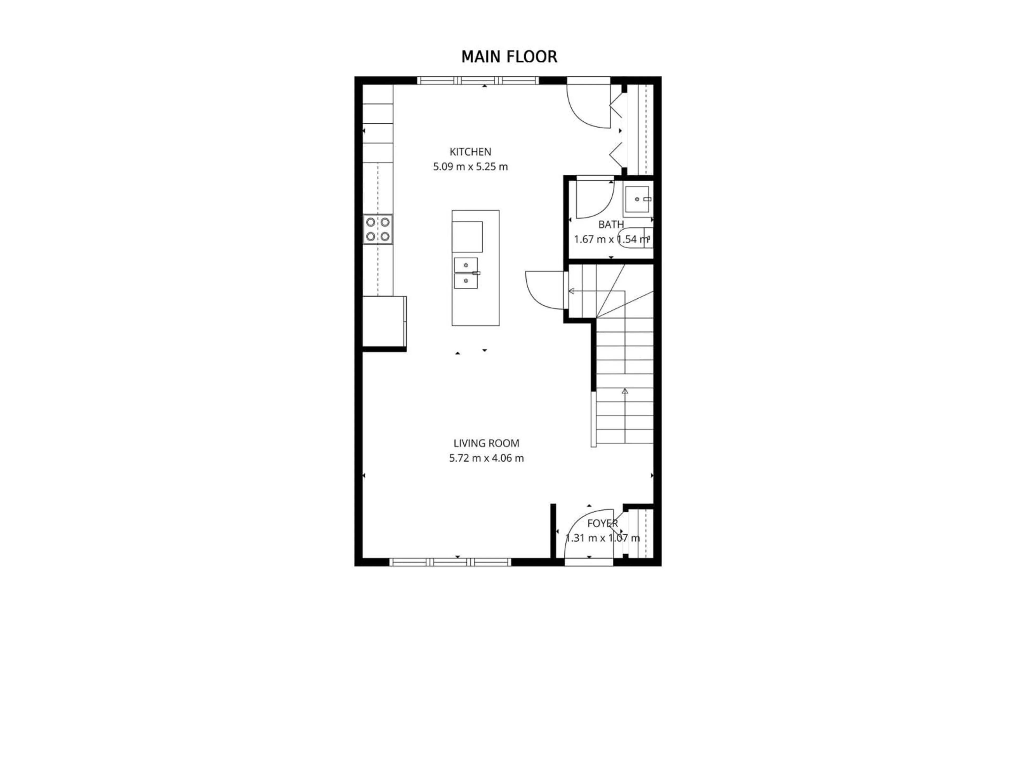 Floor plan for 828 36 AV, Edmonton Alberta T6T1A1