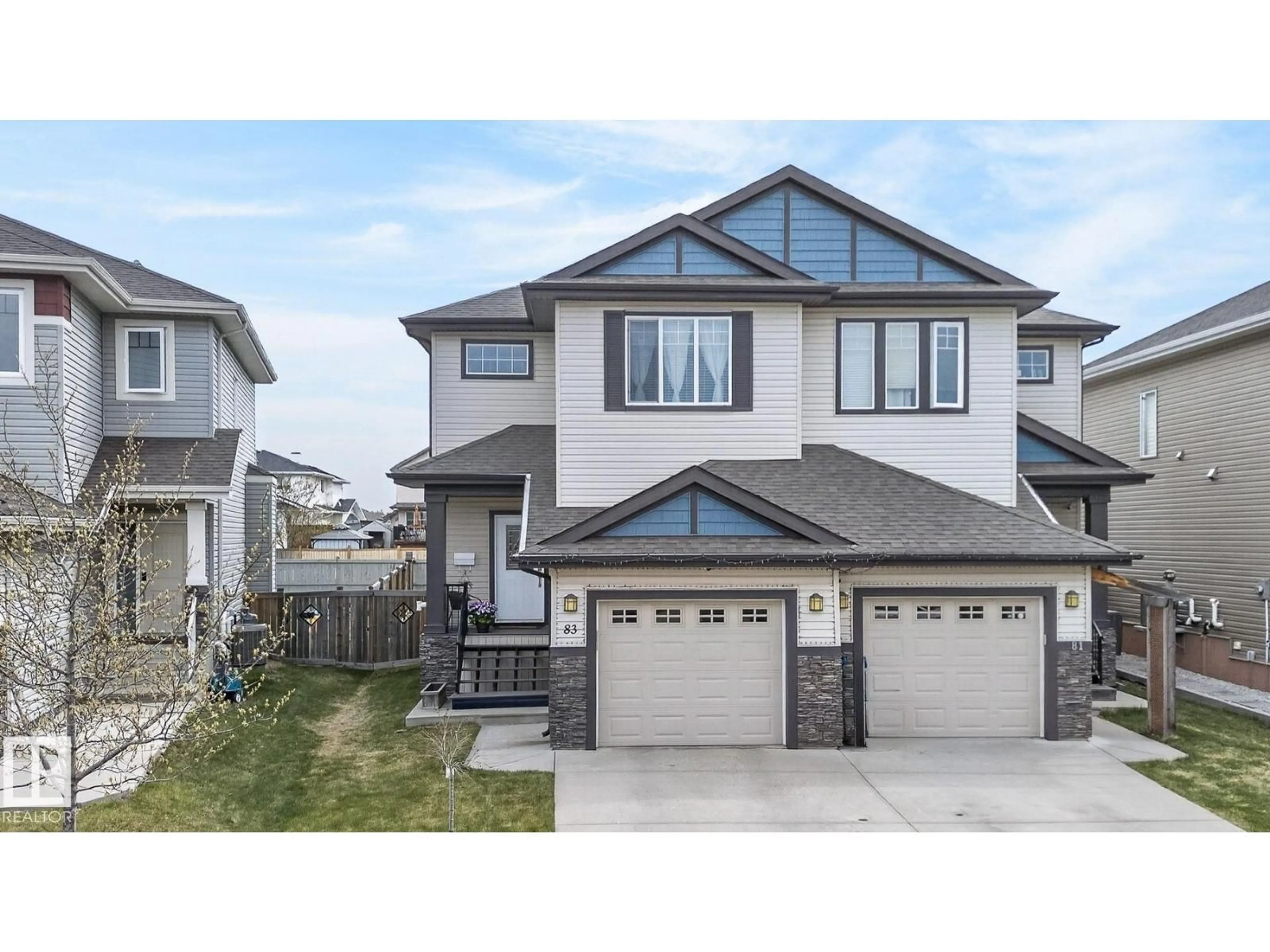 Home with vinyl exterior material, street for 83 SANDALWOOD PL, Leduc Alberta T9E8R4