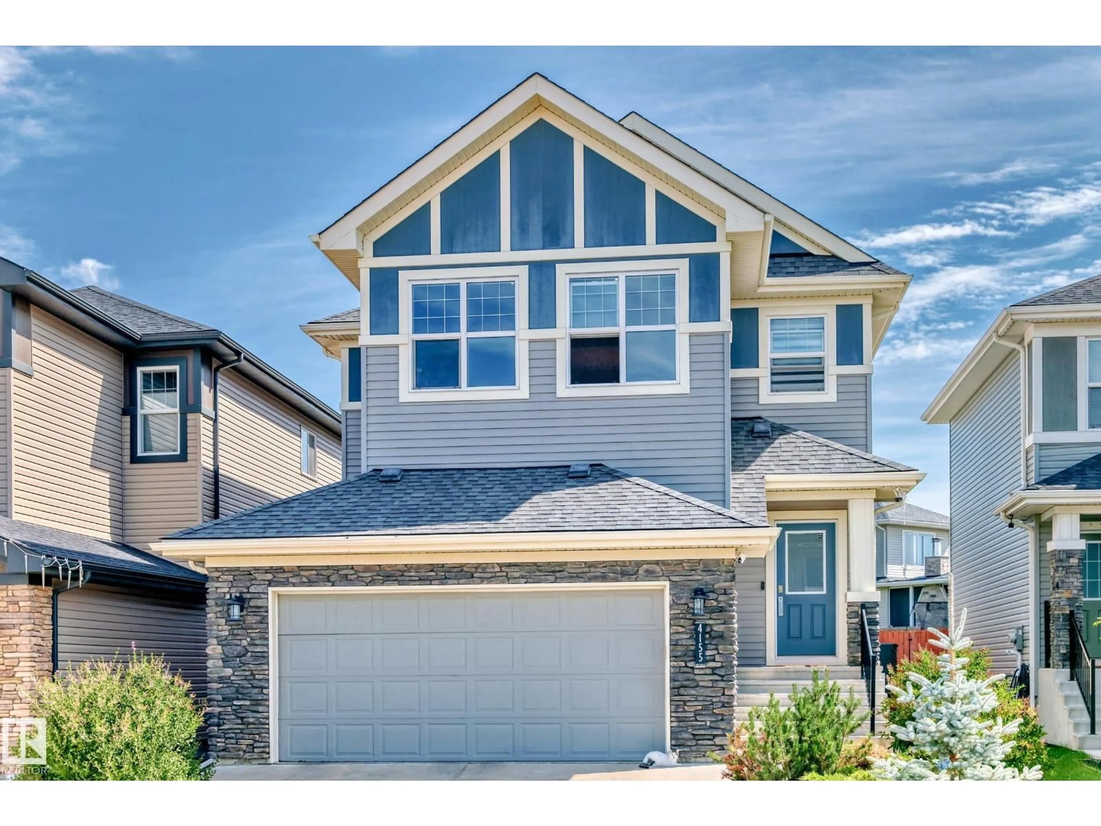 Home with vinyl exterior material, street for SW - 4155 CHARLES LINK LI, Edmonton Alberta T6W3H1