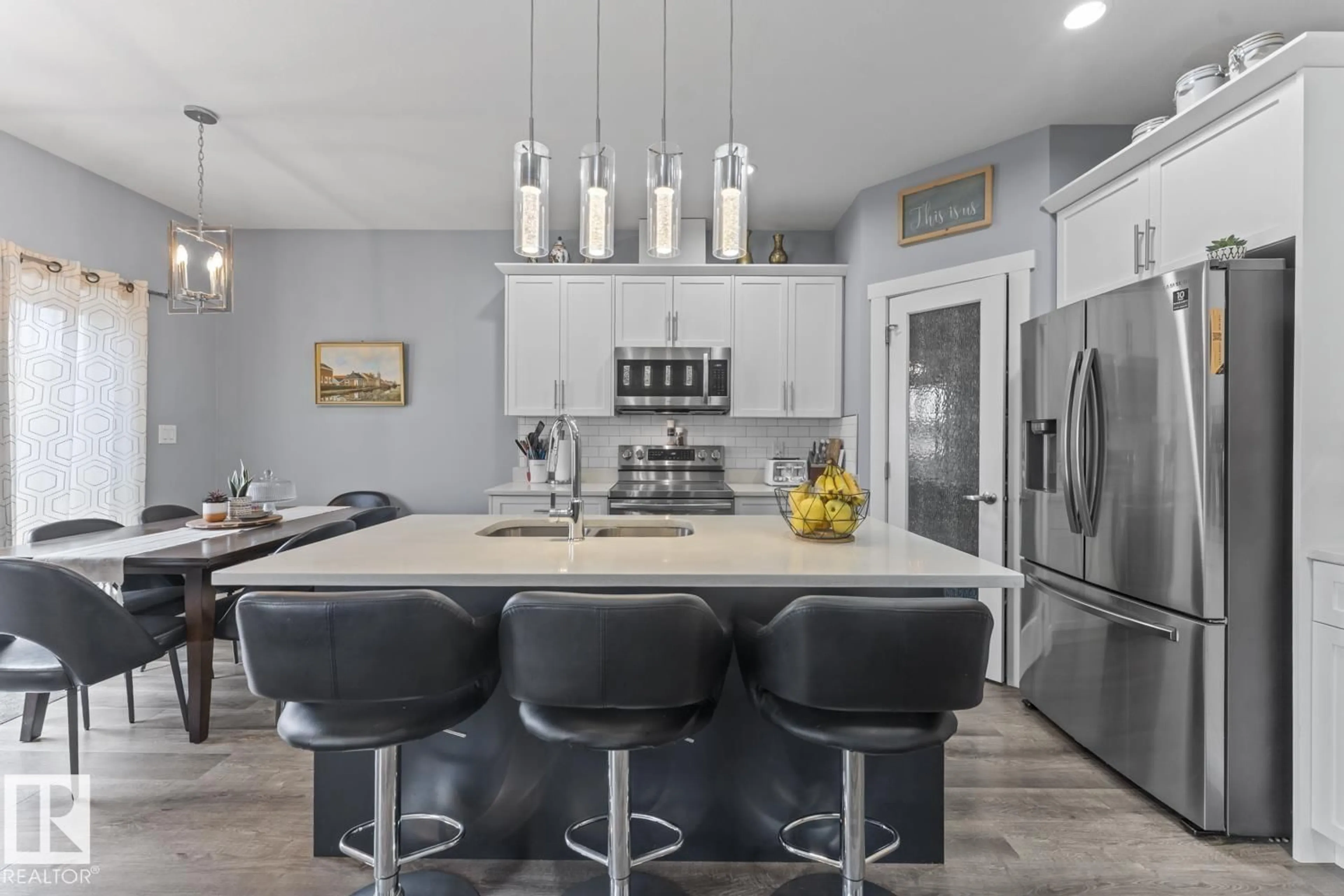 Contemporary kitchen, ceramic/tile floor for 6810A TRI CITY WY, Cold Lake Alberta T9M0L3