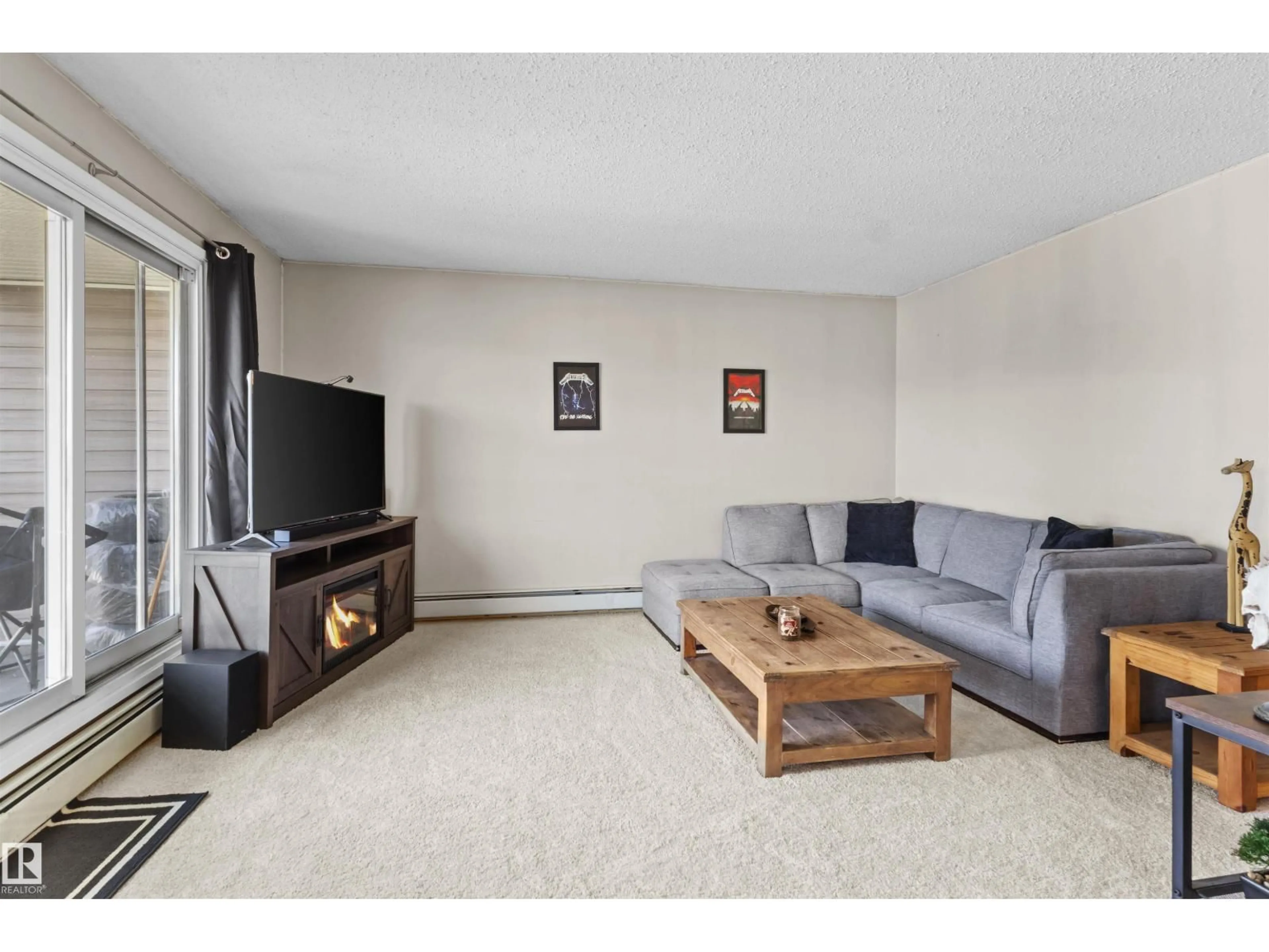 Living room with furniture, unknown for #6 - 3803 76 ST, Edmonton Alberta T6K2P9