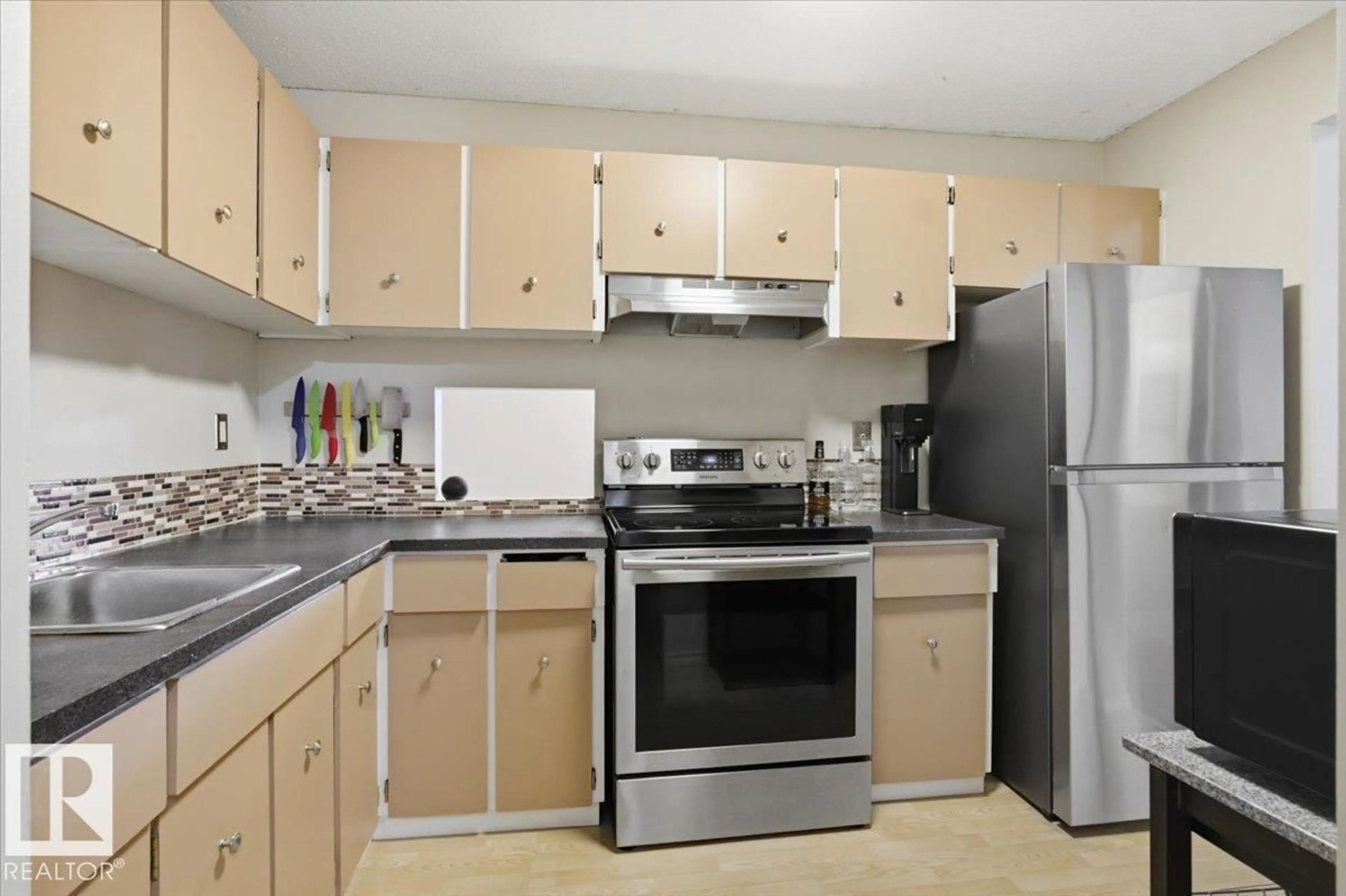 Standard kitchen, unknown for #6 - 3803 76 ST, Edmonton Alberta T6K2P9