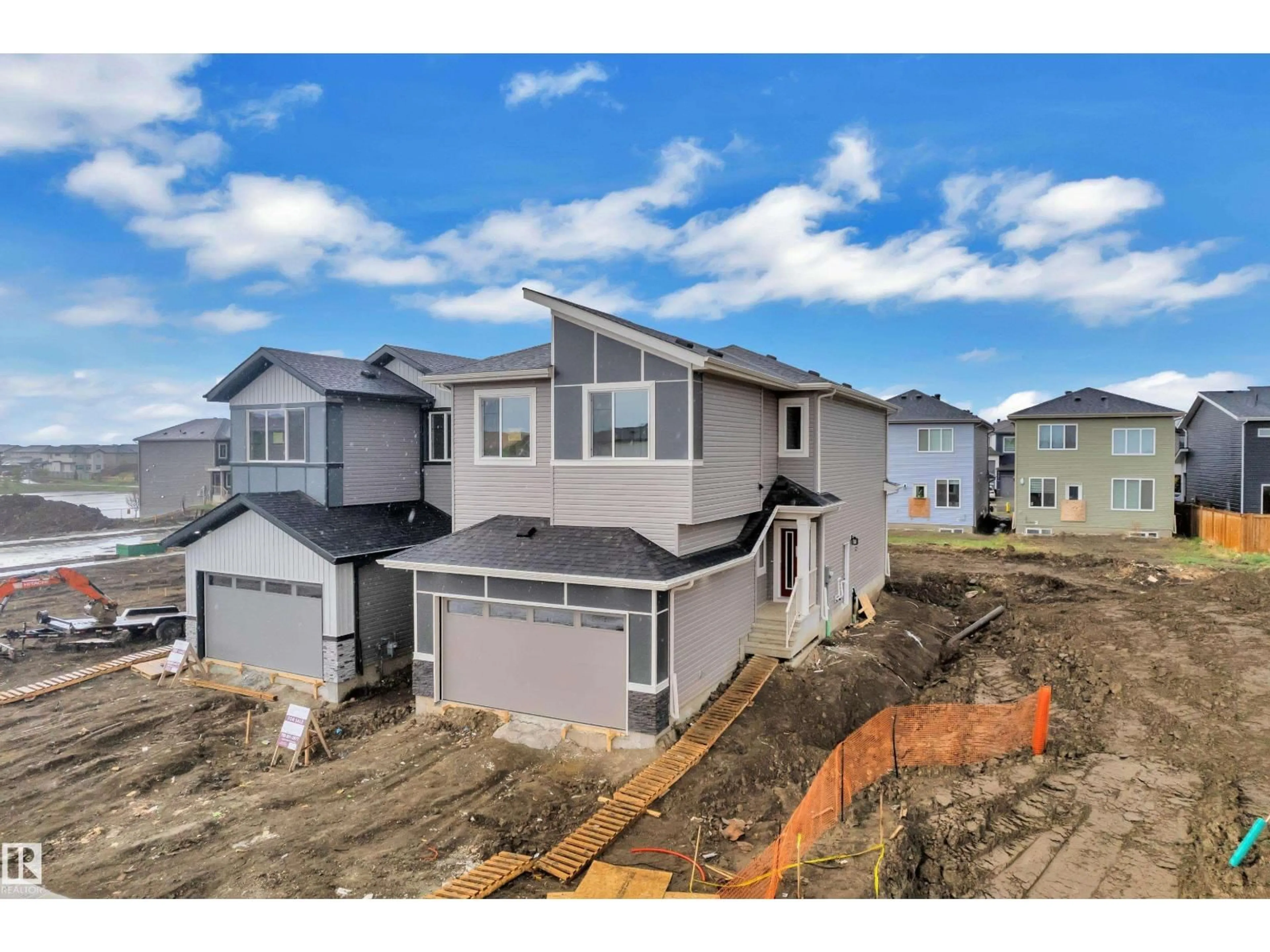 A pic from outside/outdoor area/front of a property/back of a property/a pic from drone, street for 6226 45 AV, Beaumont Alberta T4X2Z4