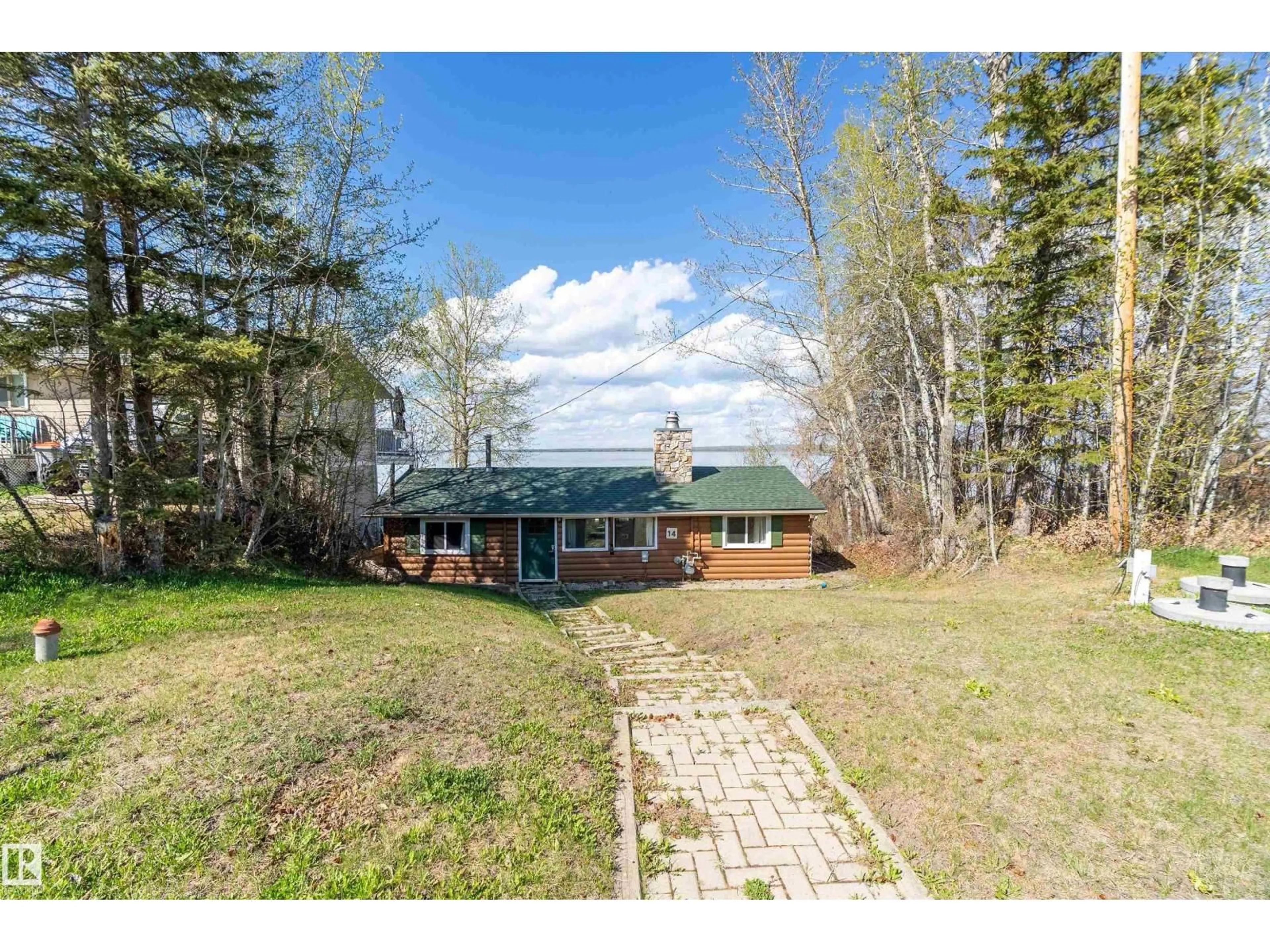 A pic from outside/outdoor area/front of a property/back of a property/a pic from drone, unknown for 14 VIOLA BEACH, Rural Wetaskiwin County Alberta T0C2V0