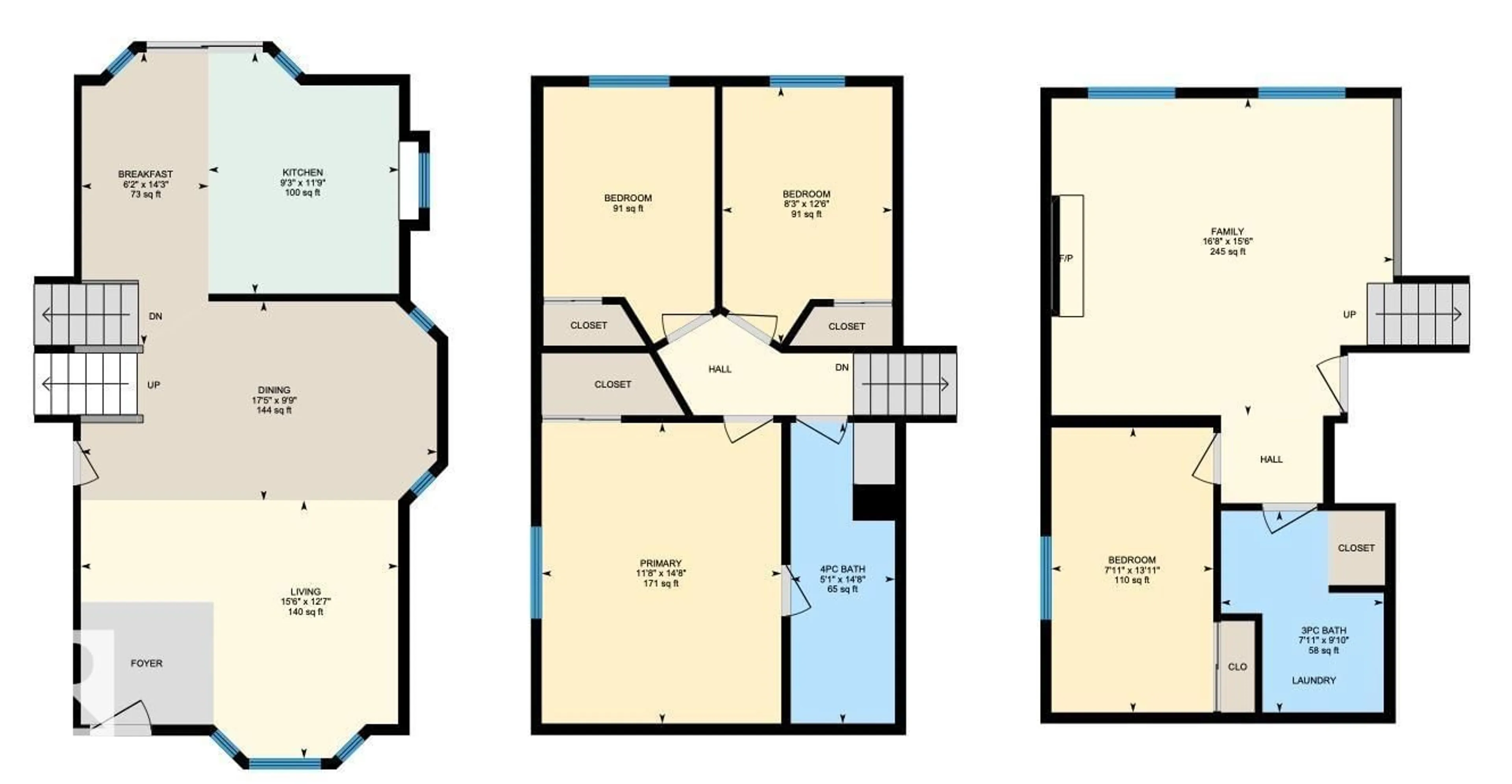 Floor plan for 4116 44 AV, Stony Plain Alberta T7Z1K3