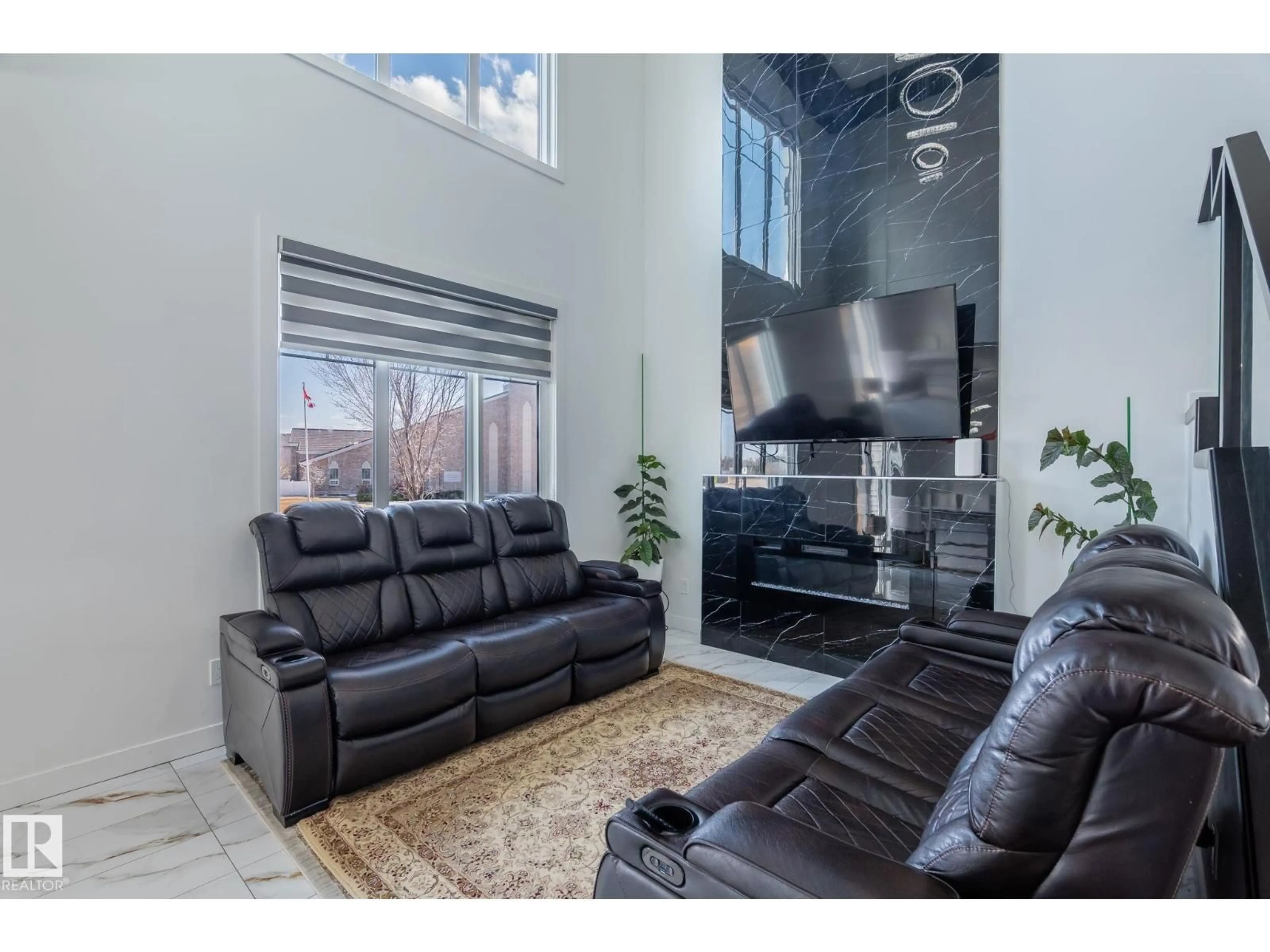 Living room with furniture, unknown for 6607 50A AV, Beaumont Alberta T4X3A8