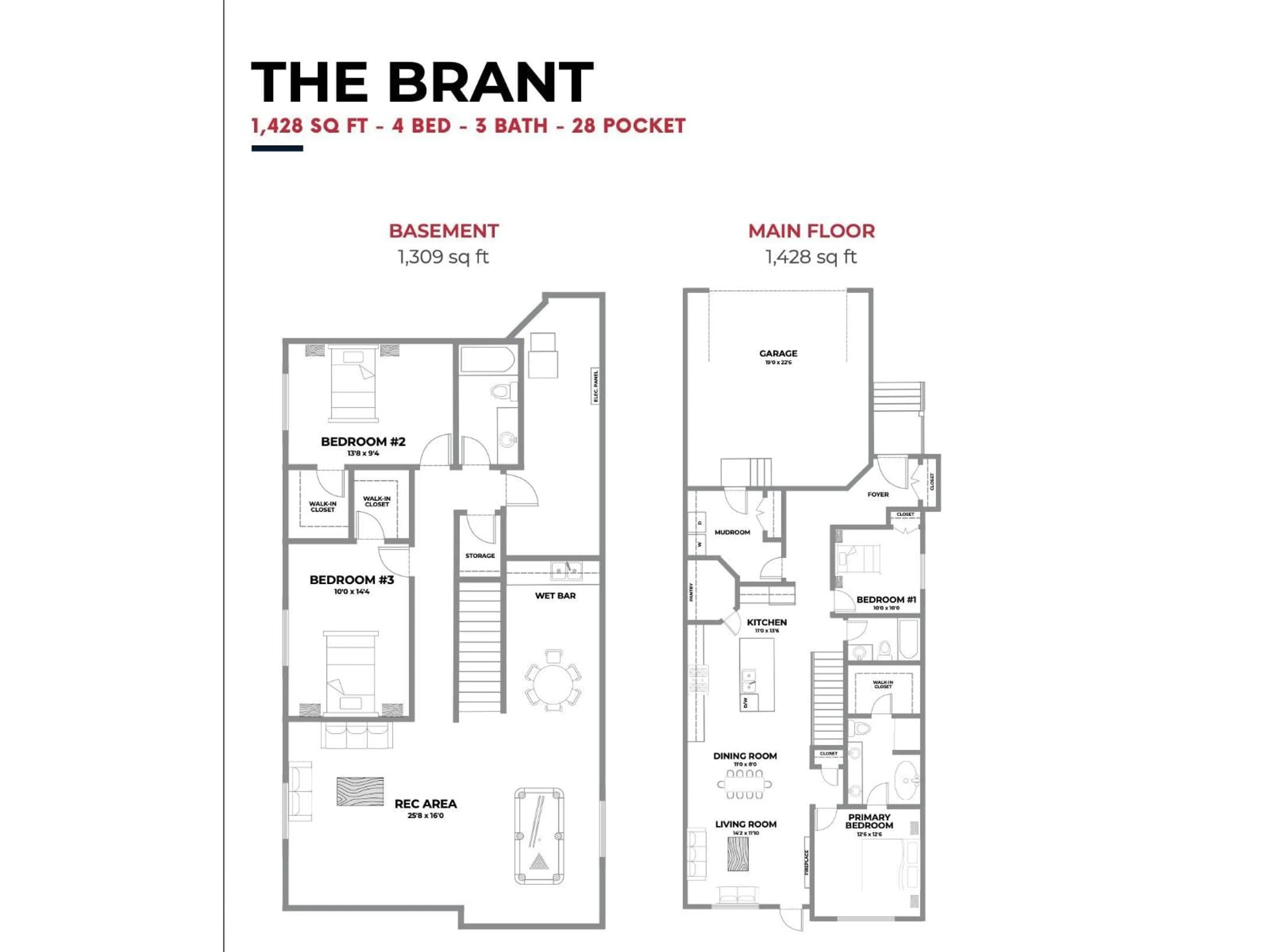 Floor plan for 1092 STARLING DR, Edmonton Alberta T5V0A2