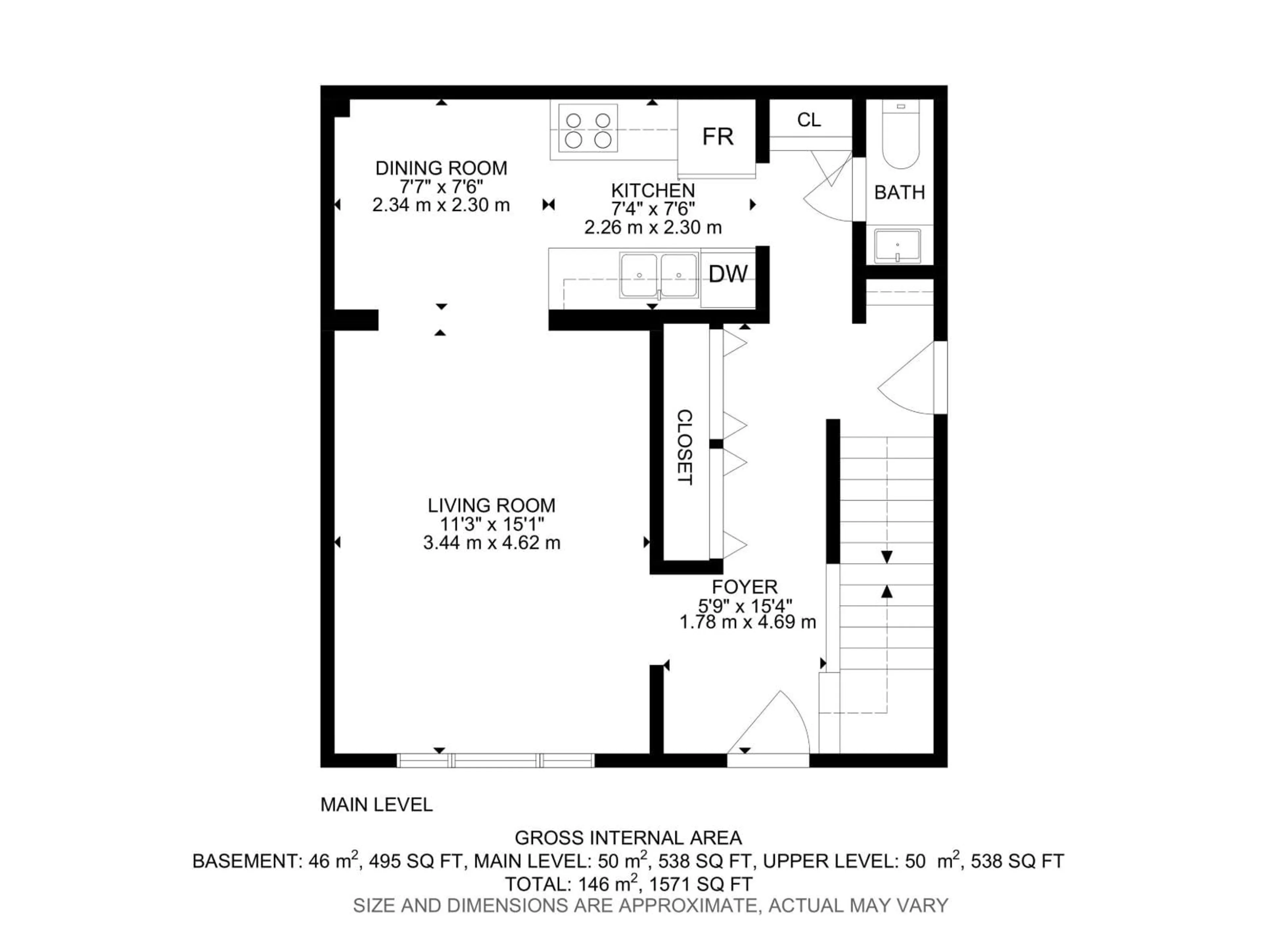 Floor plan for 20D CALLINGWOOD CT, Edmonton Alberta T5T0H5