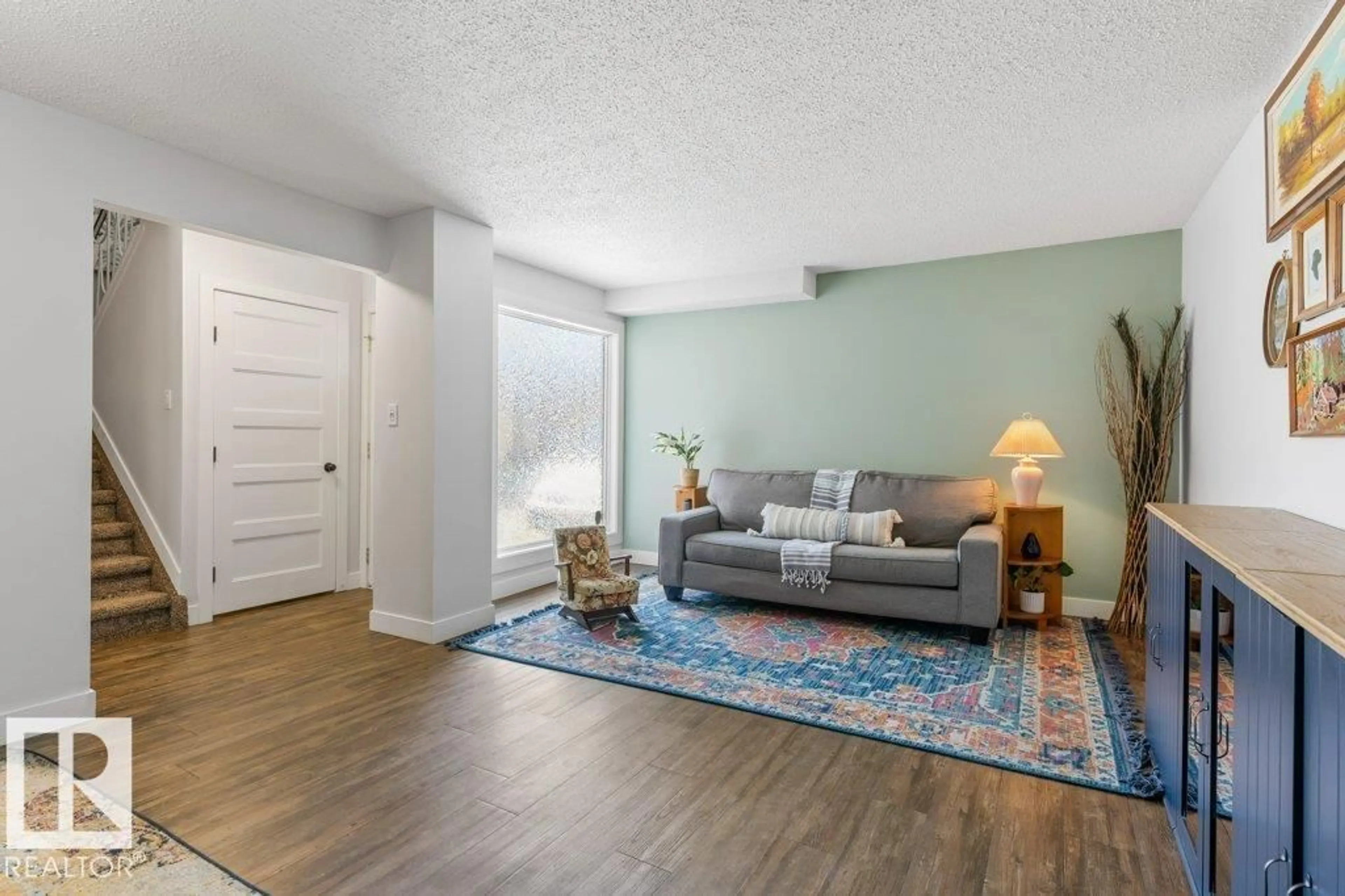 Living room with furniture, unknown for 2937 130 AV, Edmonton Alberta T5A3M1