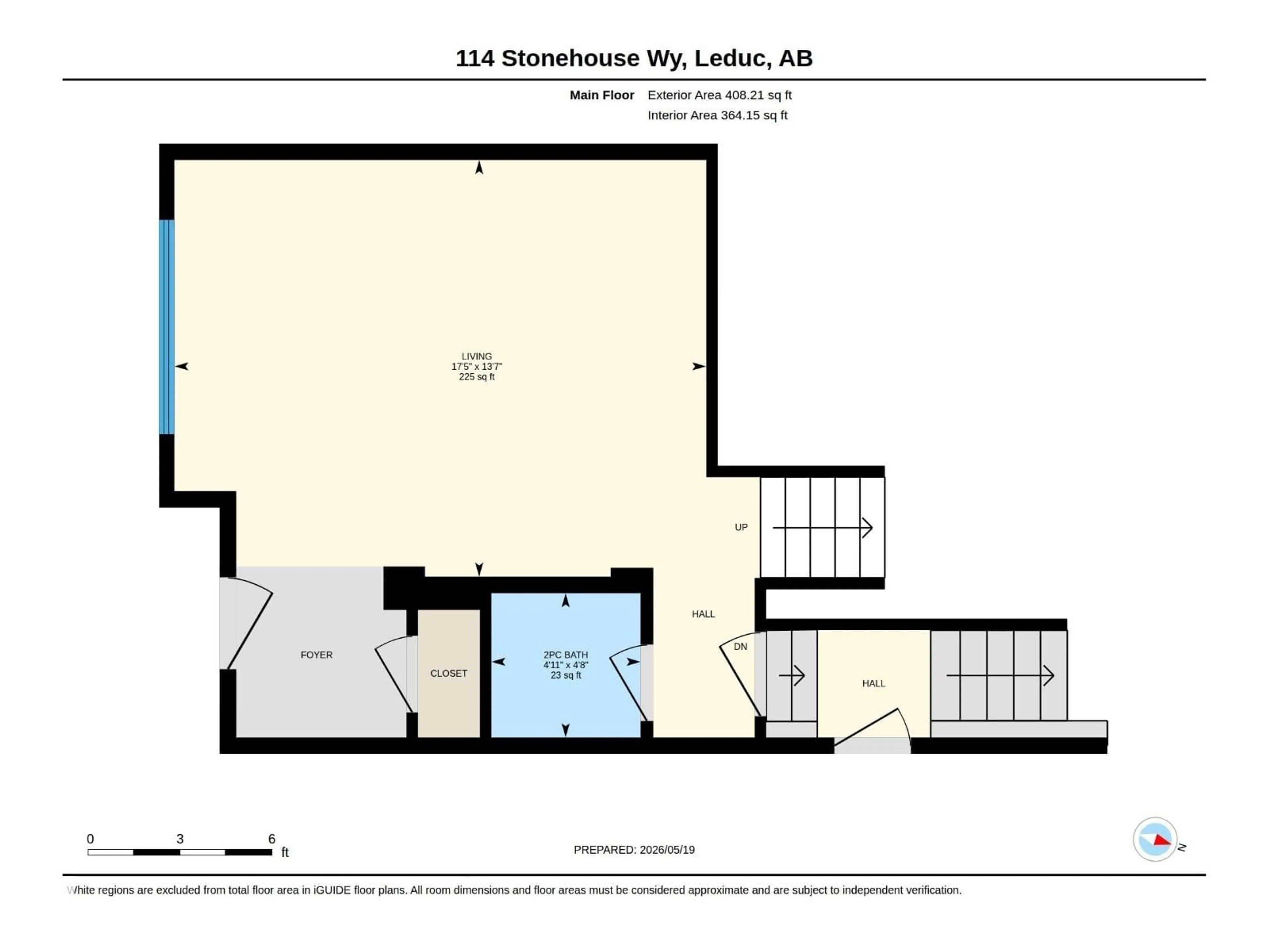 Floor plan for 114 STONEHOUSE WY, Leduc Alberta T9E1R1