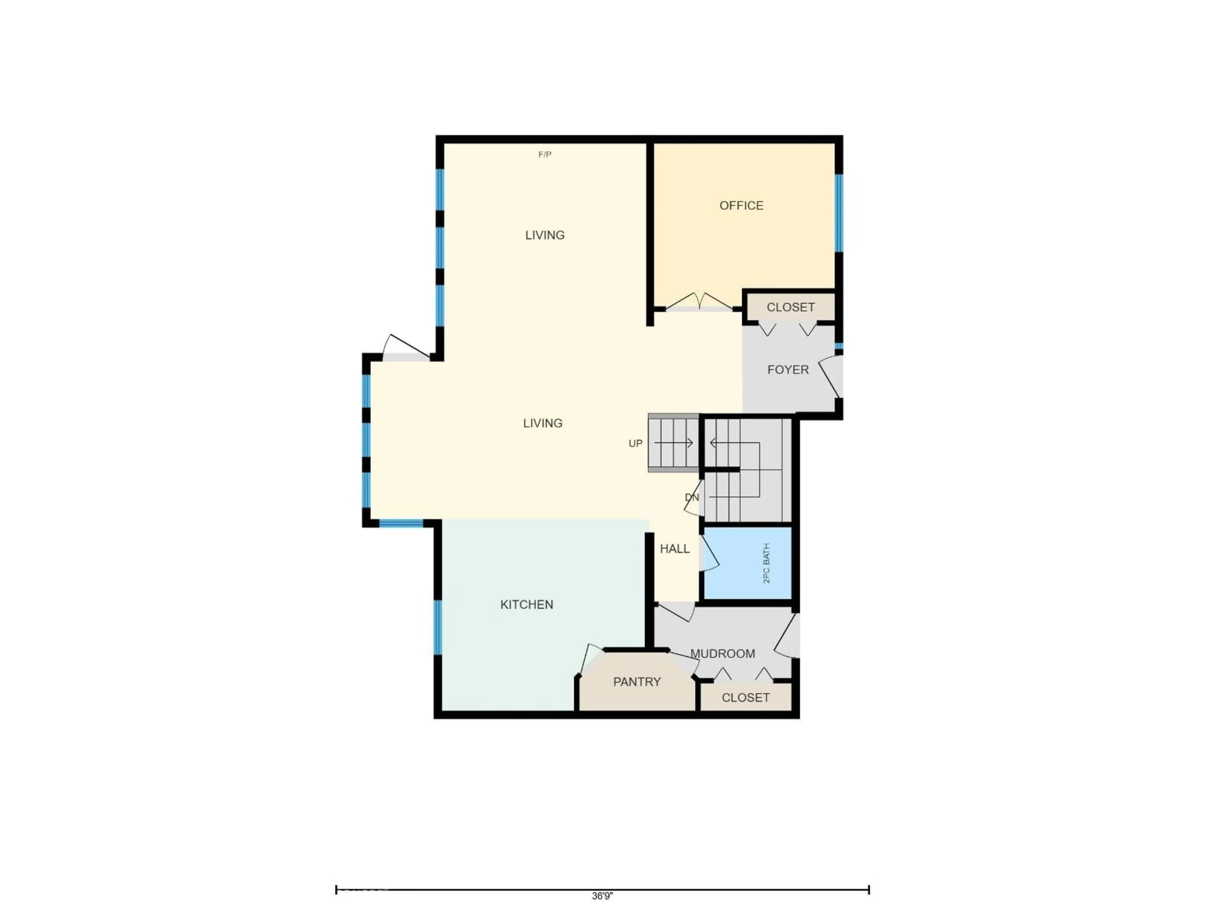 Floor plan for 5 KRAHN, Leduc Alberta T9E0A3