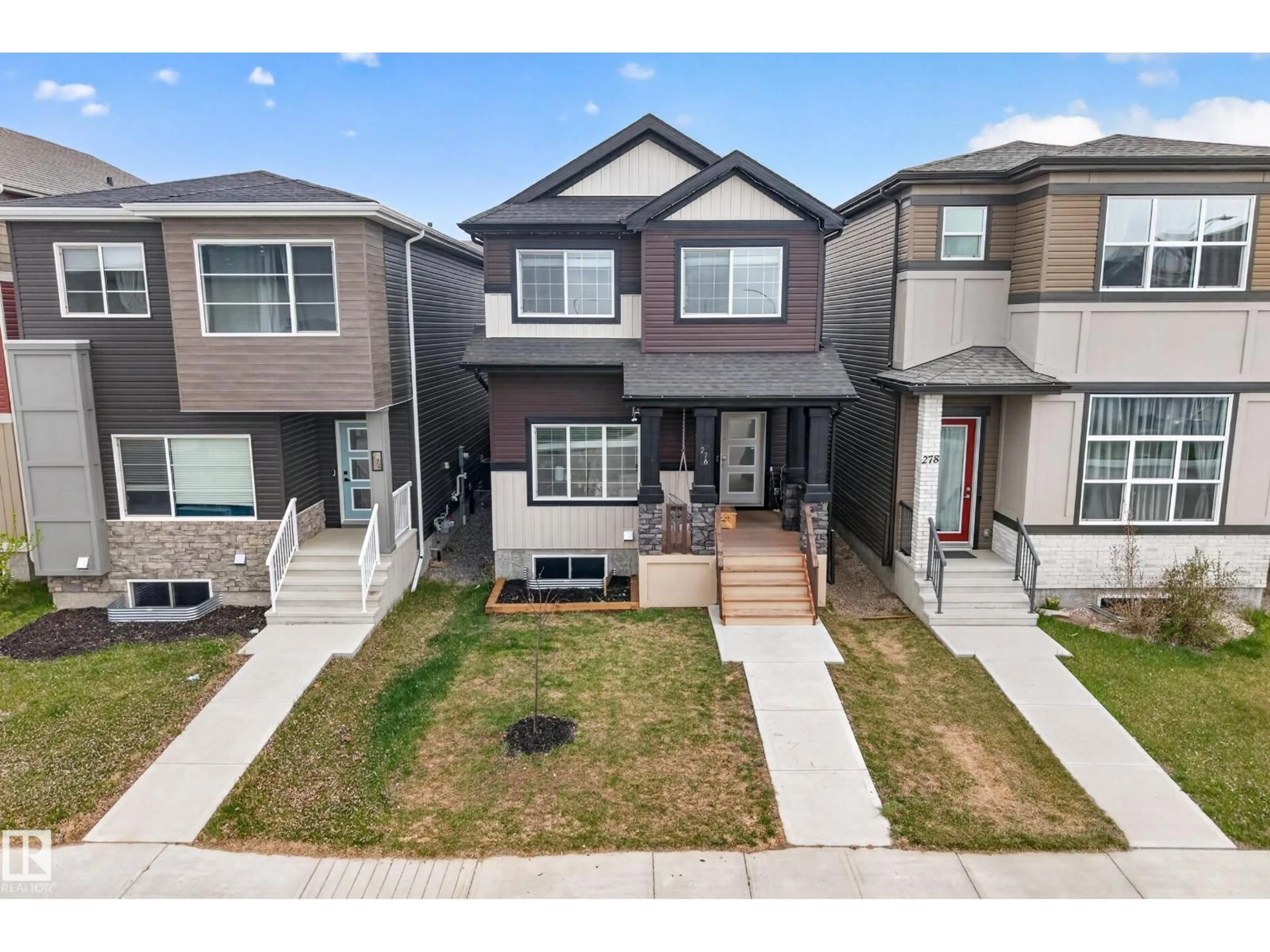 A pic from outside/outdoor area/front of a property/back of a property/a pic from drone, street for 276 ROLSTON WD, Leduc Alberta T9E1L1