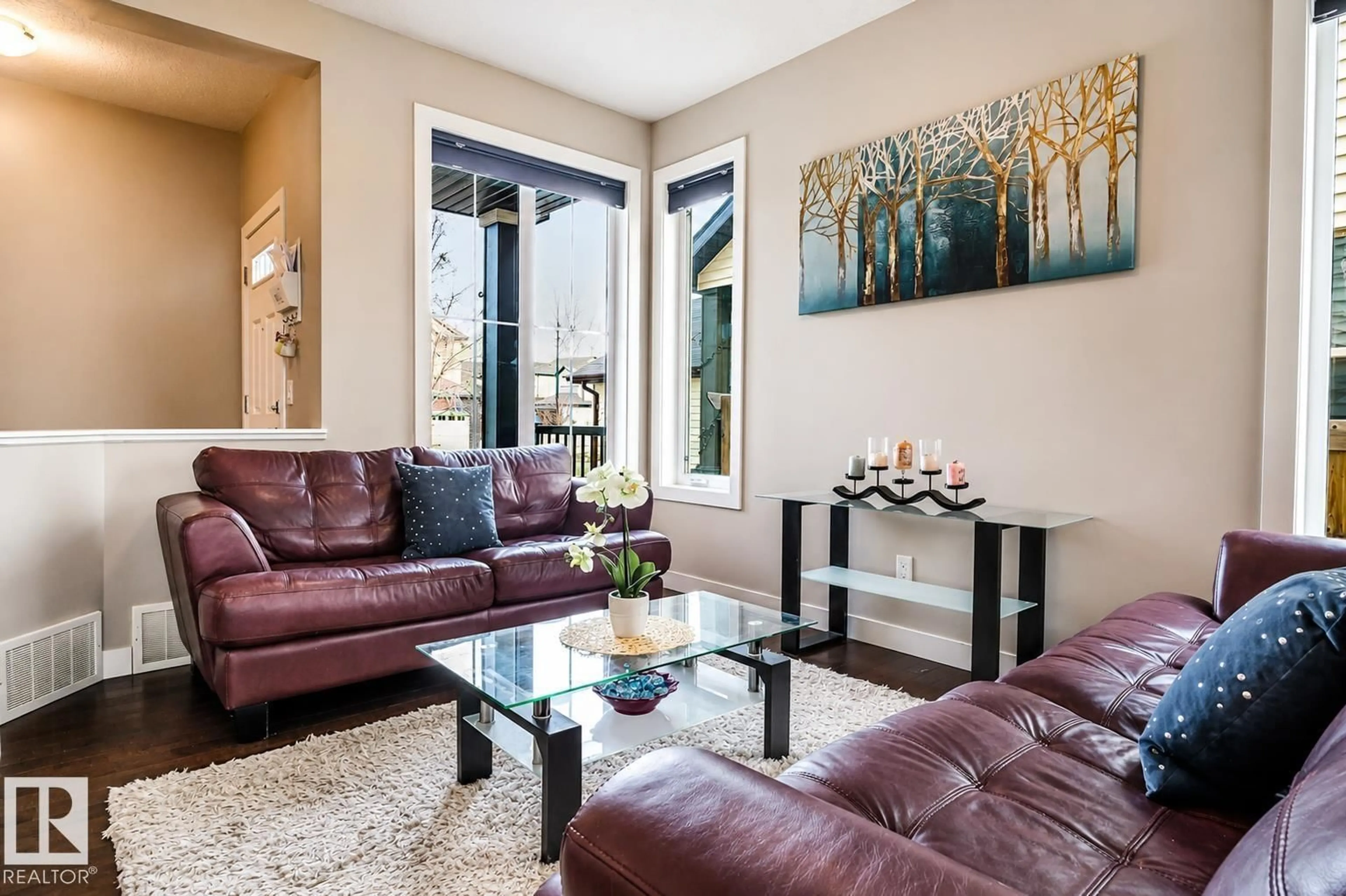 Living room with furniture, unknown for 1728 53 ST, Edmonton Alberta T6X1R6