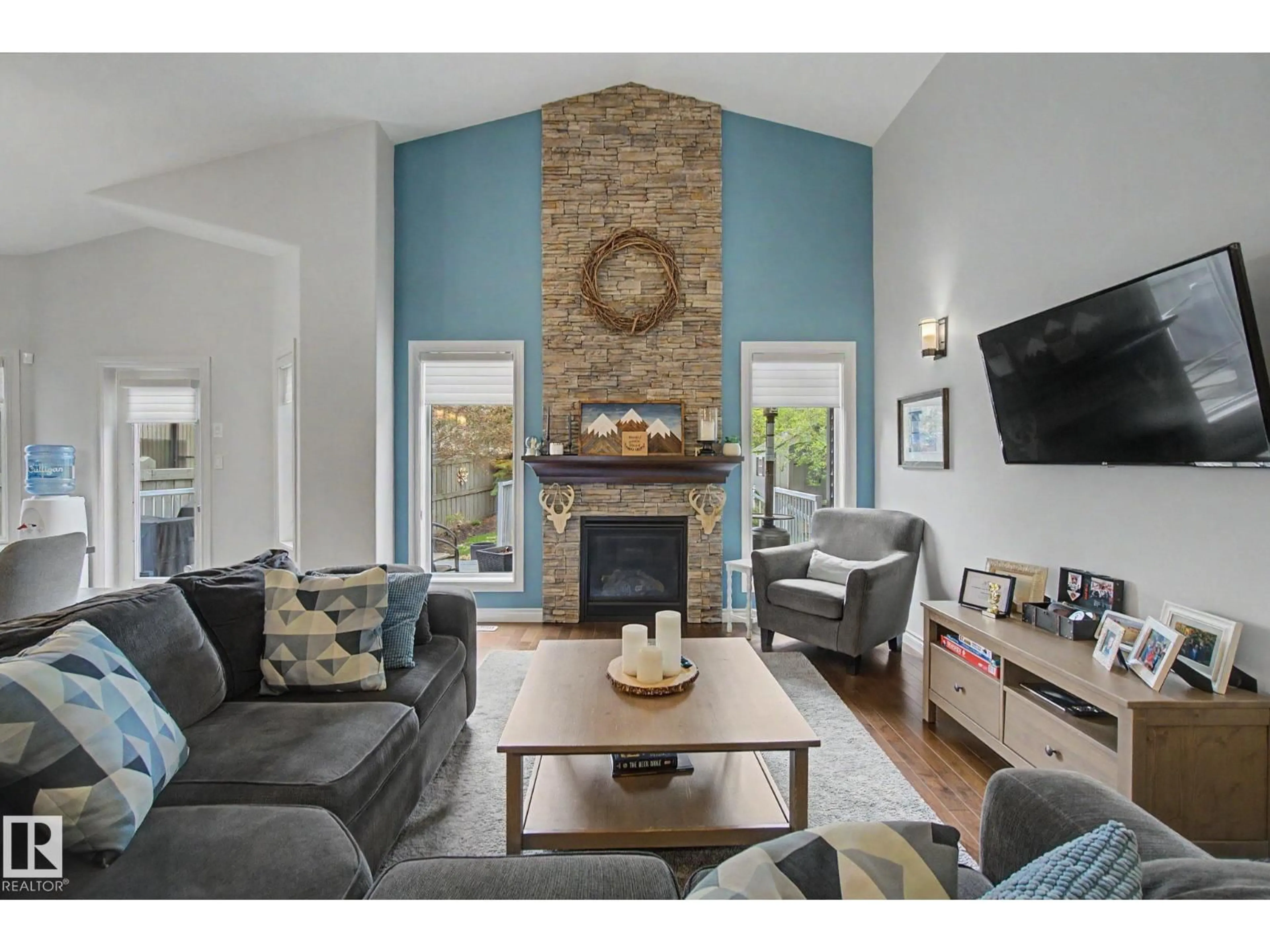 Living room with furniture, unknown for 3433 WEST LANDING LD, Edmonton Alberta T6W0T4