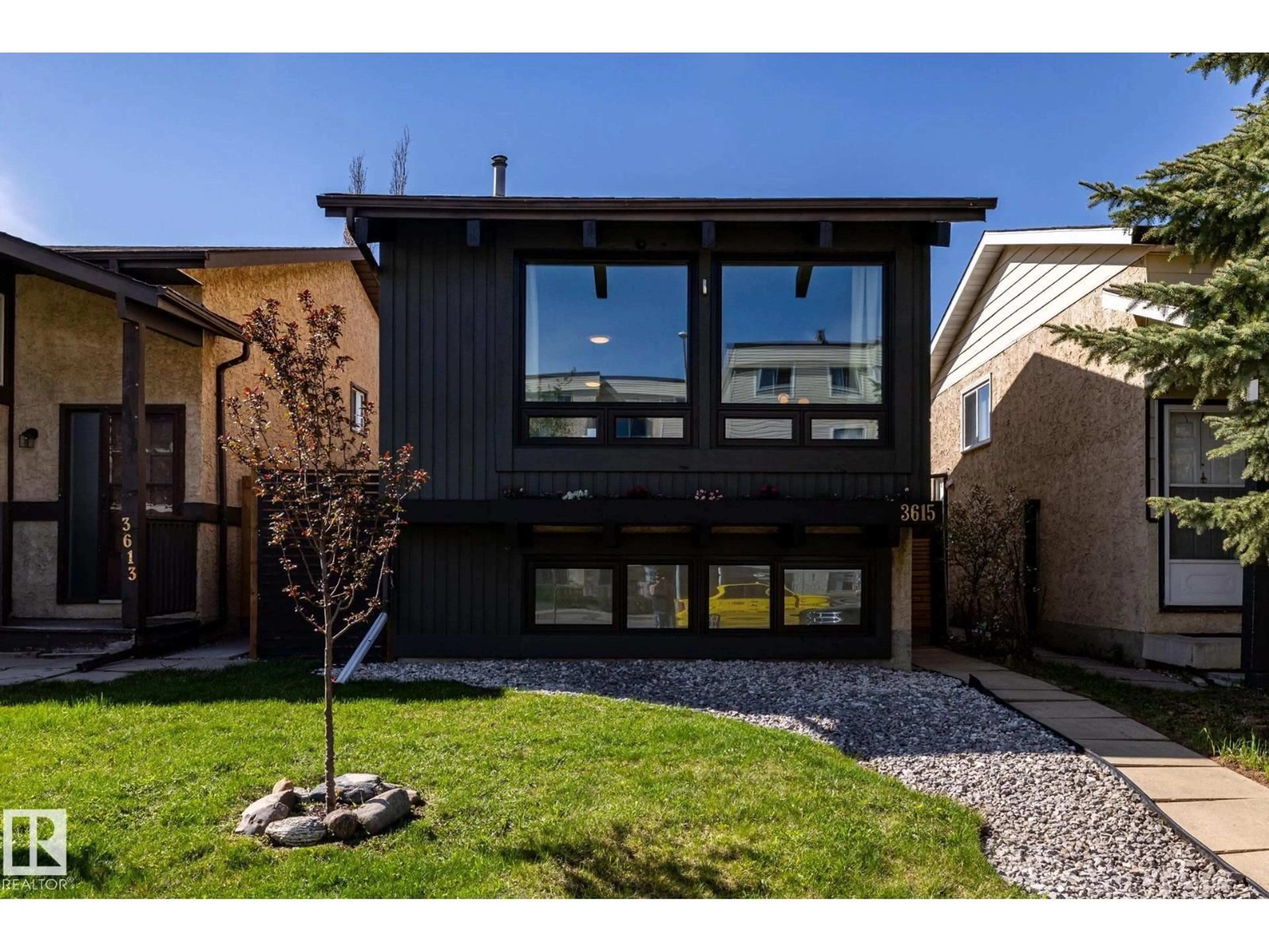 Home with brick exterior material, street for 3615 43 AV, Edmonton Alberta T5L4J5