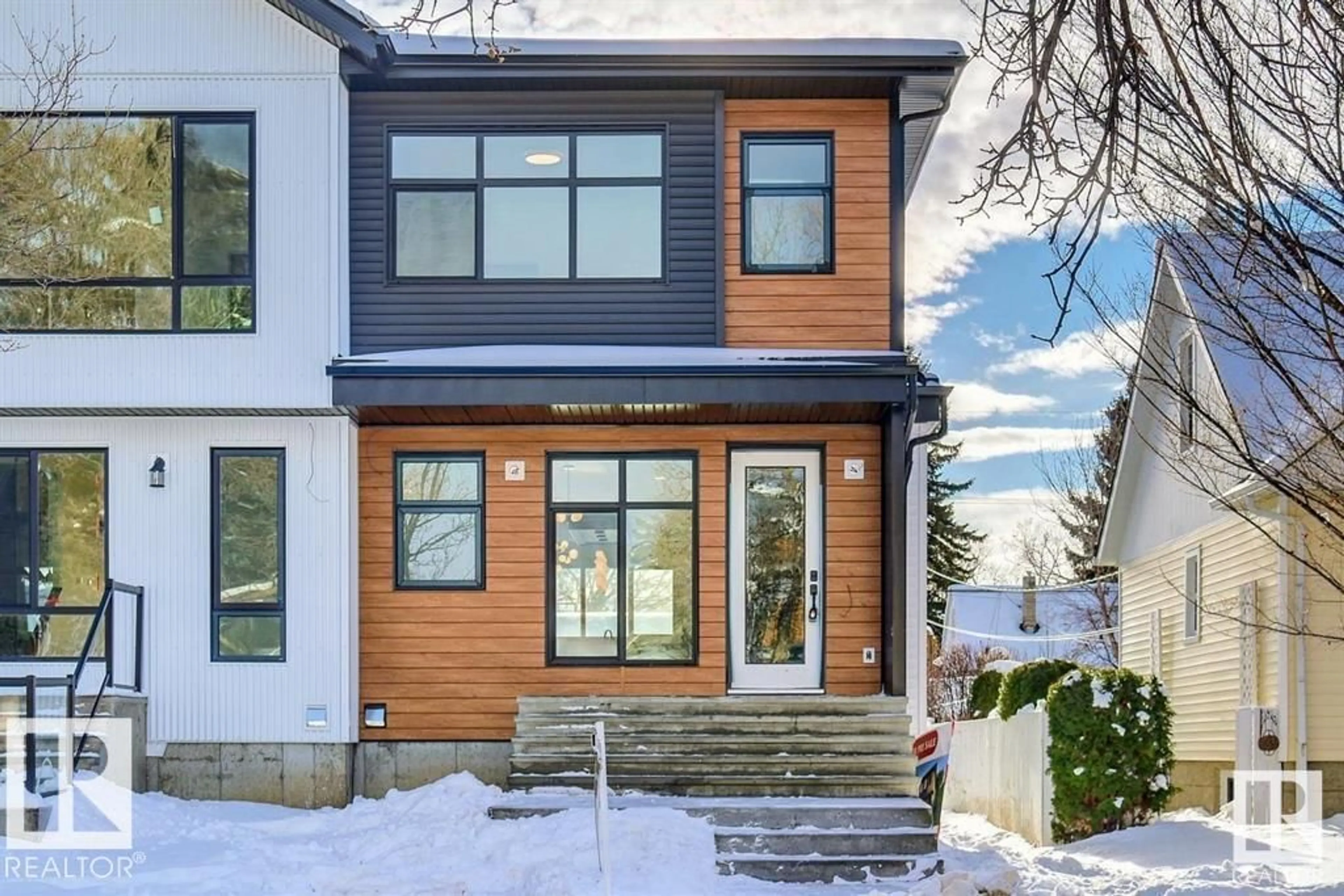 Home with brick exterior material, street for 13909 107A AV, Edmonton Alberta T5M2A8