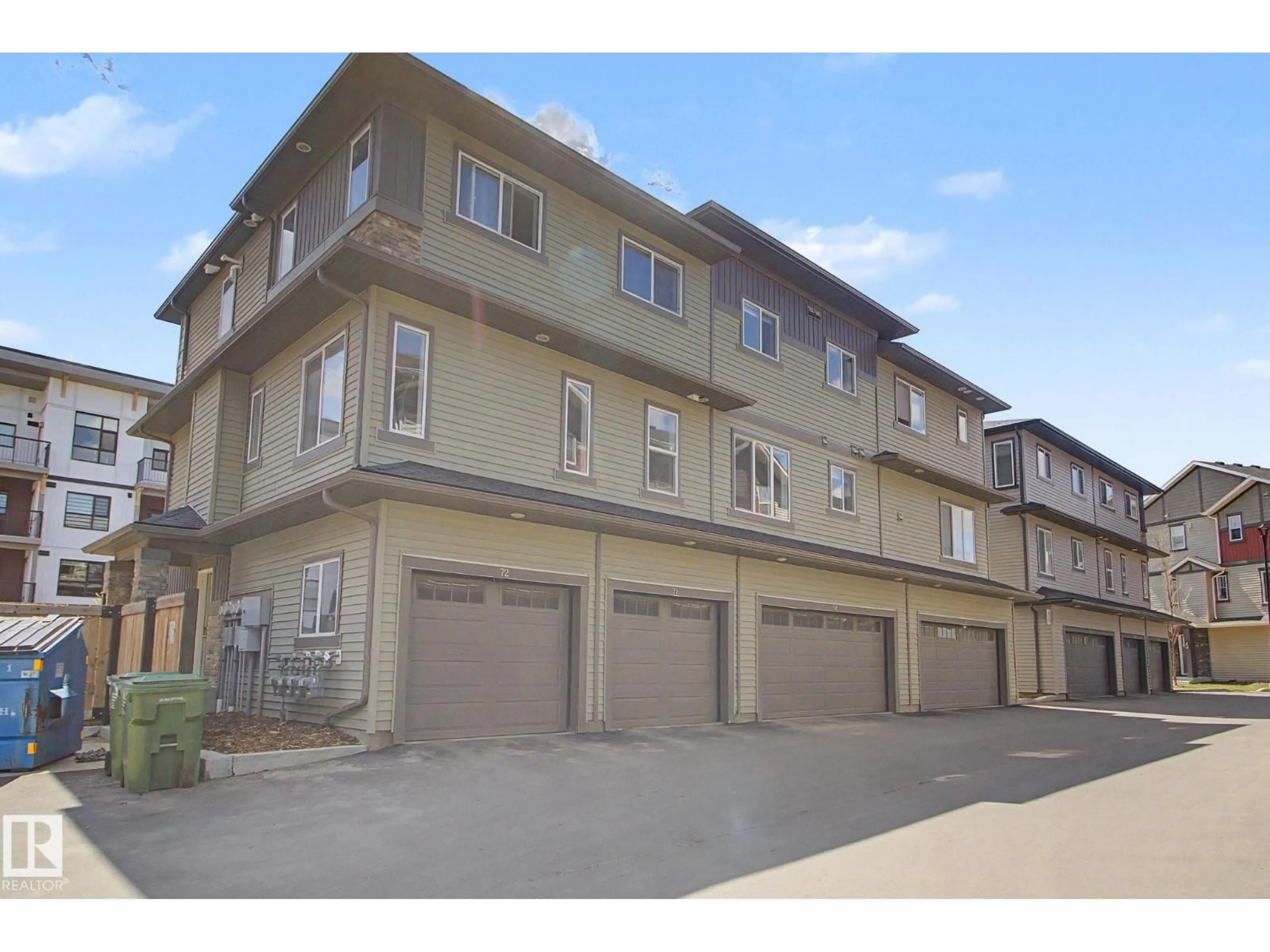 A pic from outside/outdoor area/front of a property/back of a property/a pic from drone, street for 1530 - 71 TAMARACK BV, Edmonton Alberta T6T2E6
