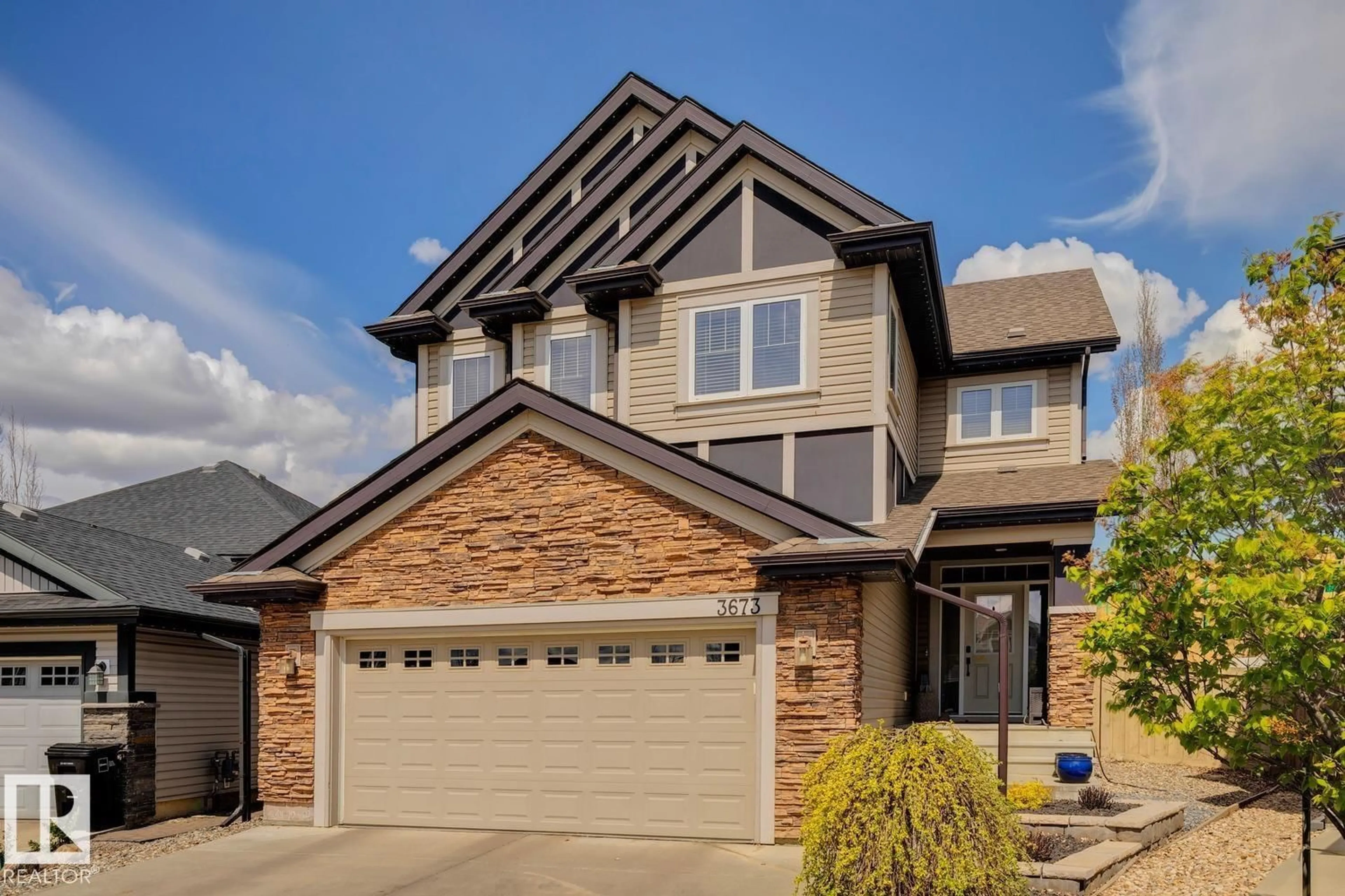Home with brick exterior material, street for SW - 3673 ATKINSON LO, Edmonton Alberta T6W0X1